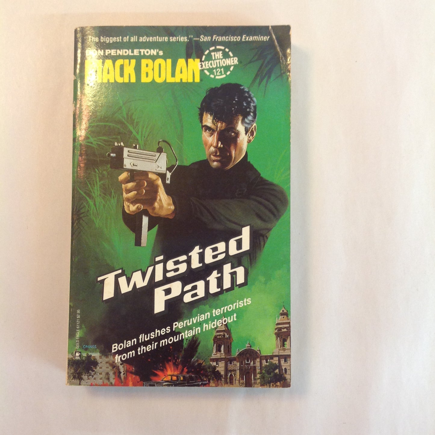 Vintage 1989 Mass Market Paperback Don Pendleton's Mack Bolan The Executioner #121: Twisted Path