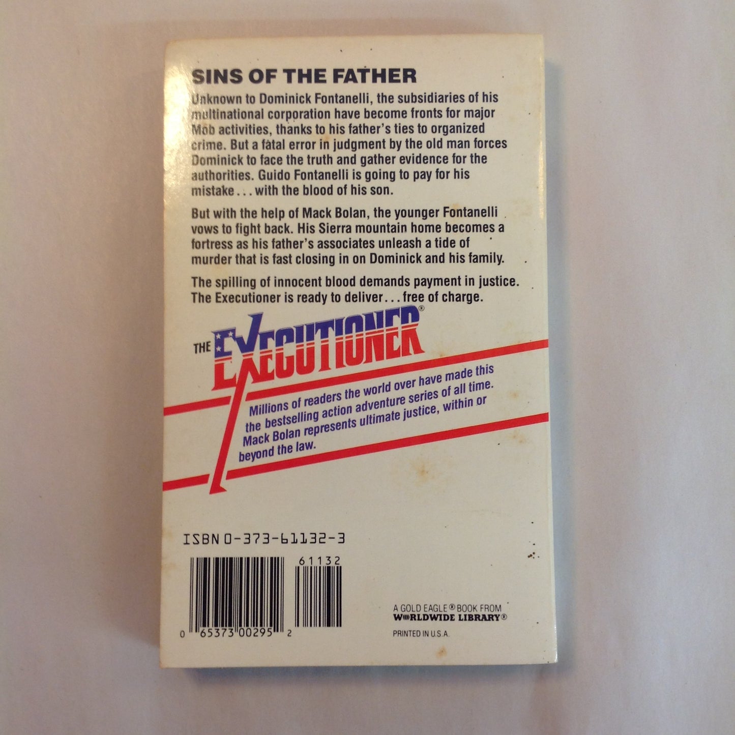 Vintage 1989 Mass Market Paperback The Executioner Featuring Mack Bolan #132: The Big Kill Don Pendleton