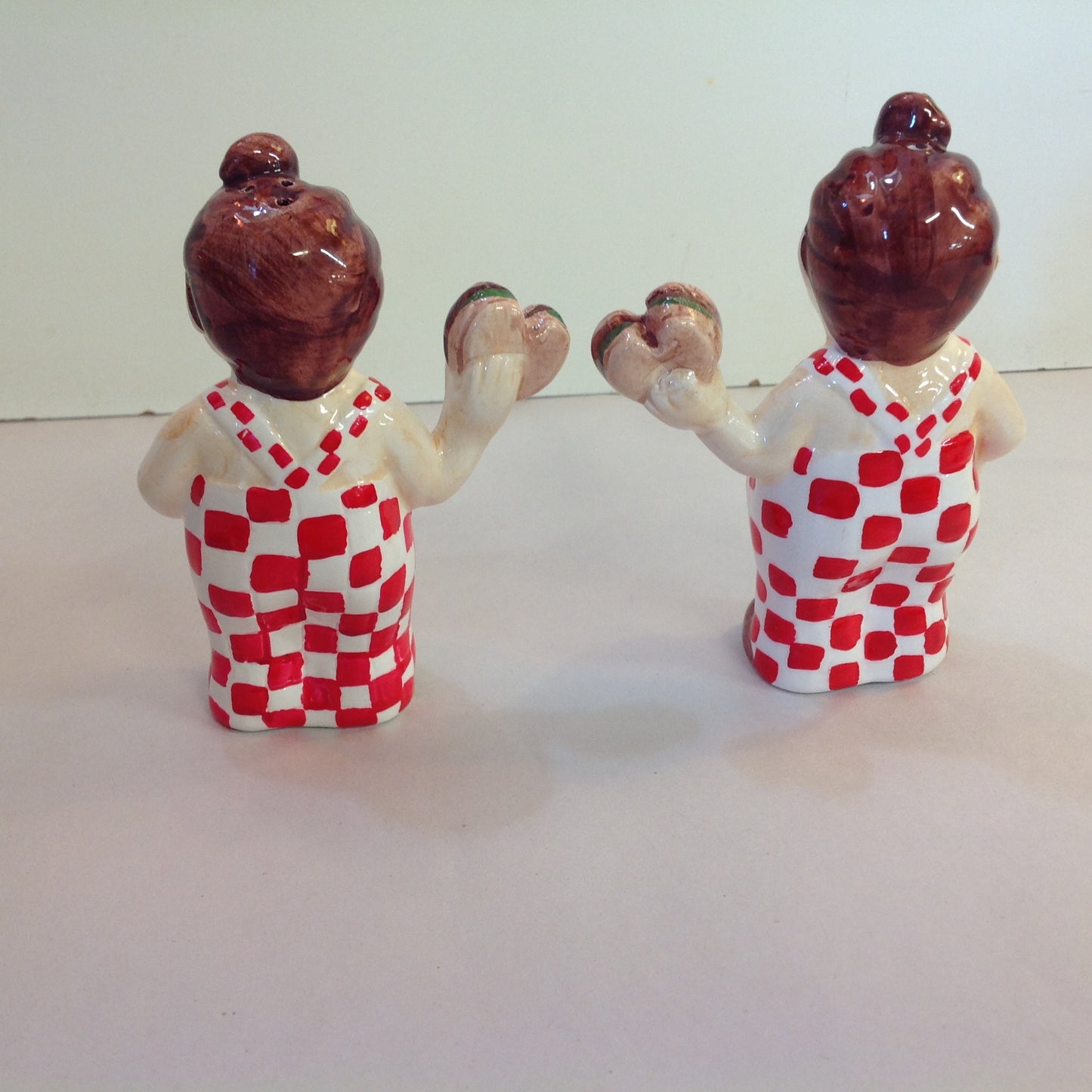 Vintage 1996 NOS Pair 60 Years with Big Boy Elias Bros Restaurant Salt and Pepper Shaker