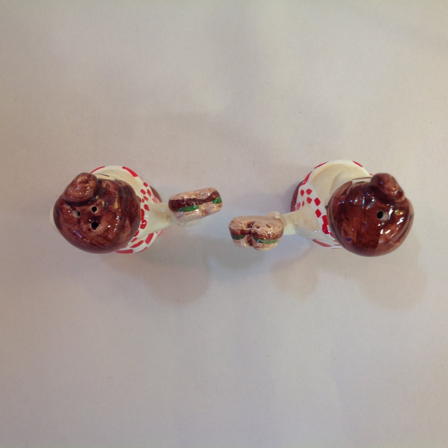 Vintage 1996 NOS Pair 60 Years with Big Boy Elias Bros Restaurant Salt and Pepper Shaker