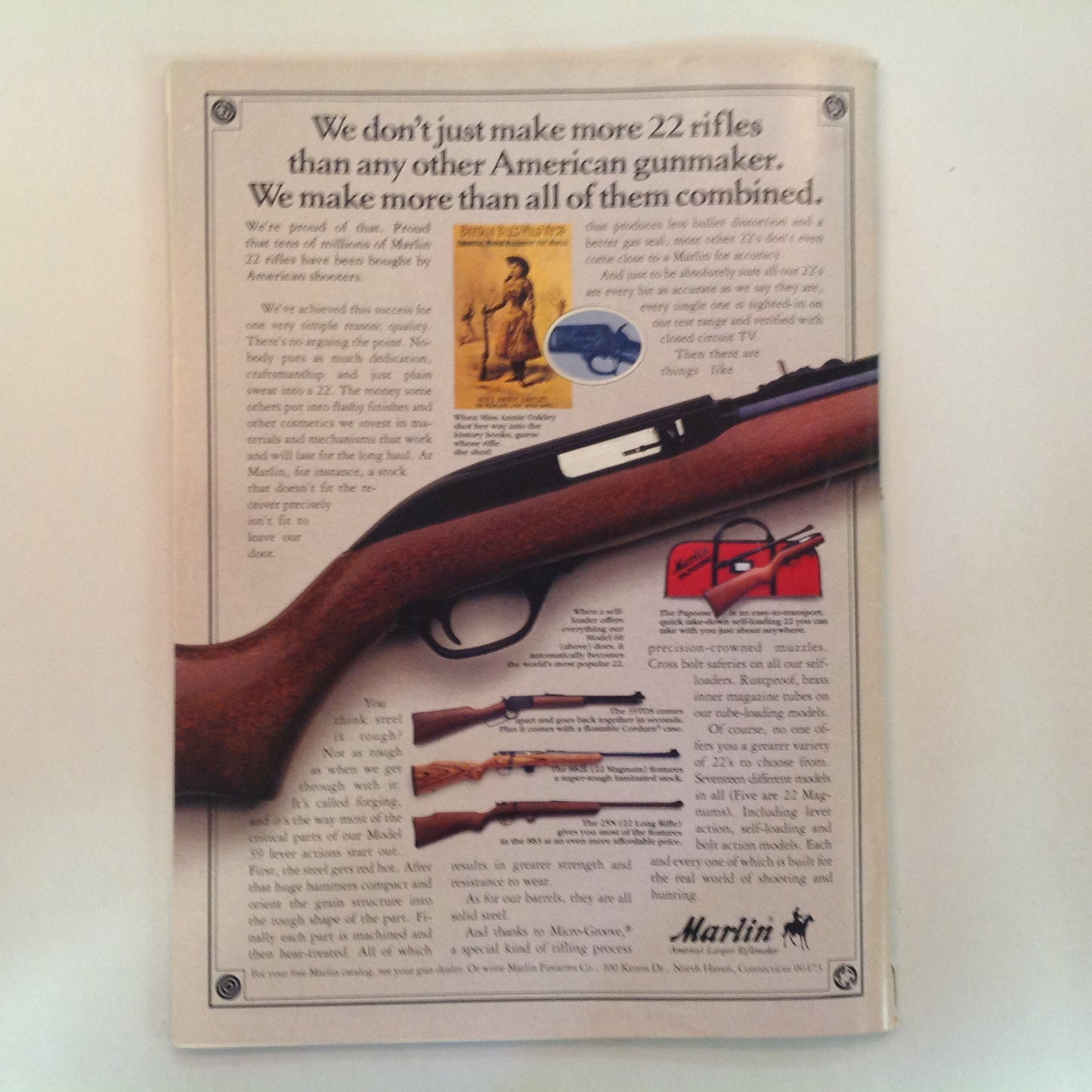 Vintage May 1992 American Rifleman Magazine Browning BDM 9mm Pistol and Revolver Modes of Operation