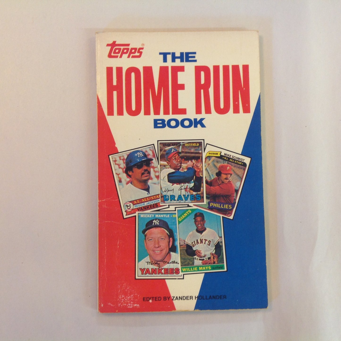Vintage 1981 Mass Market Paperback Topps The Home Run Book Zander Hollander, Ed