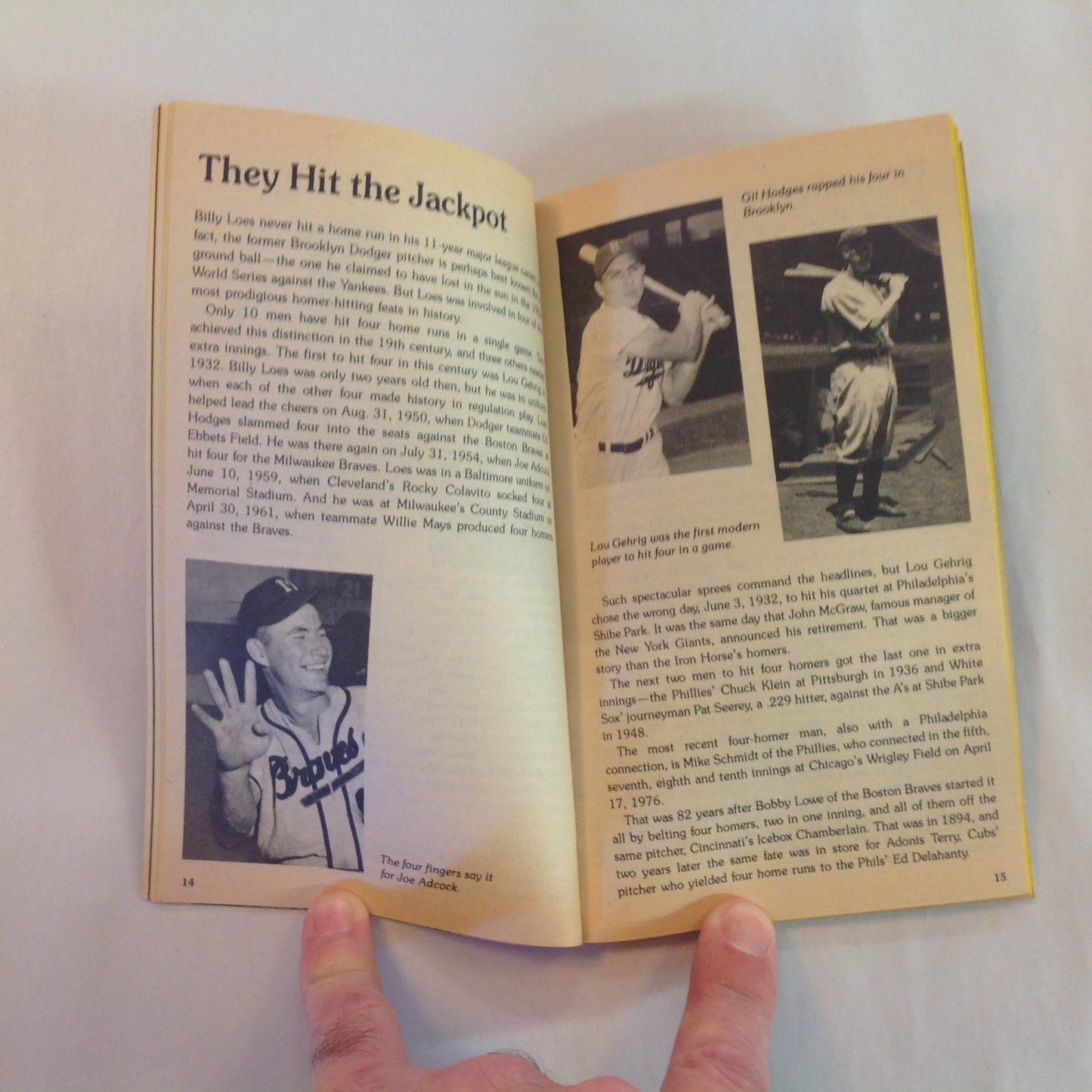 Vintage 1981 Mass Market Paperback Topps The Home Run Book Zander Hollander, Ed