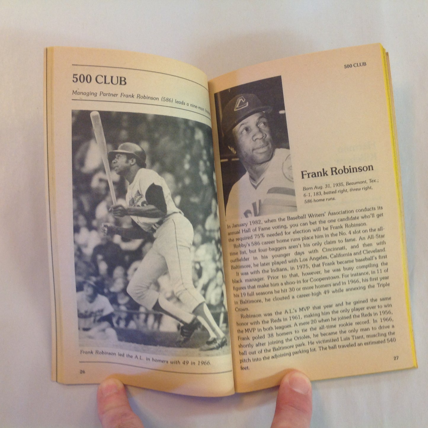 Vintage 1981 Mass Market Paperback Topps The Home Run Book Zander Hollander, Ed