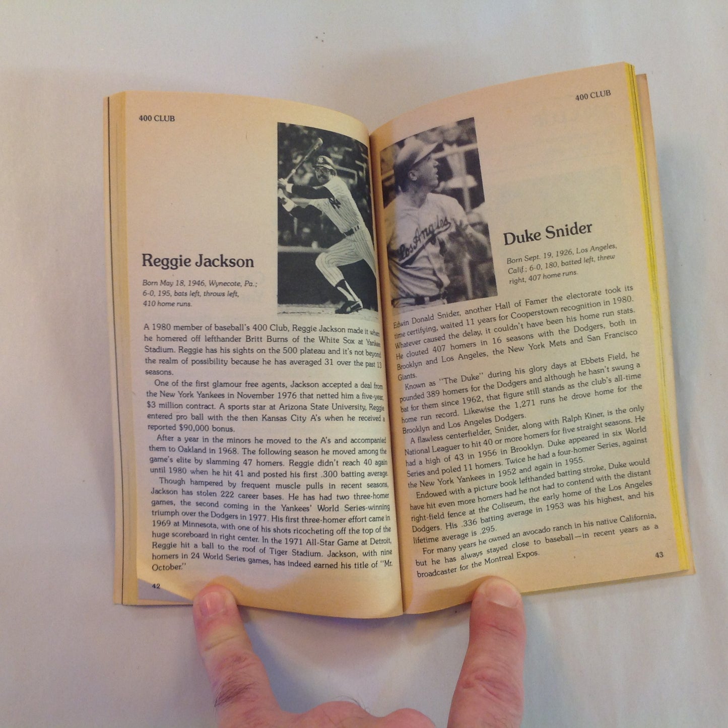 Vintage 1981 Mass Market Paperback Topps The Home Run Book Zander Hollander, Ed