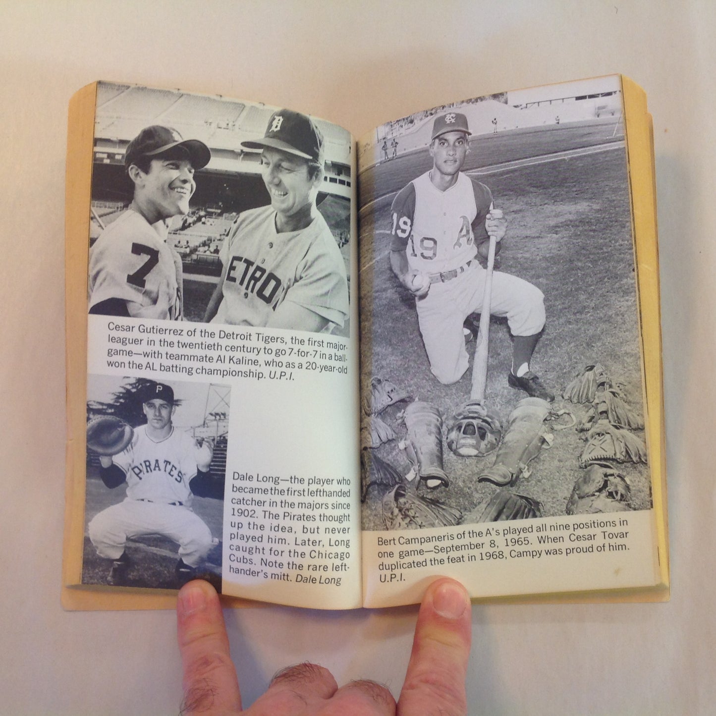 Vintage 1975 Mass Market Paperback Incredible Baseball Feats Jim Benagh