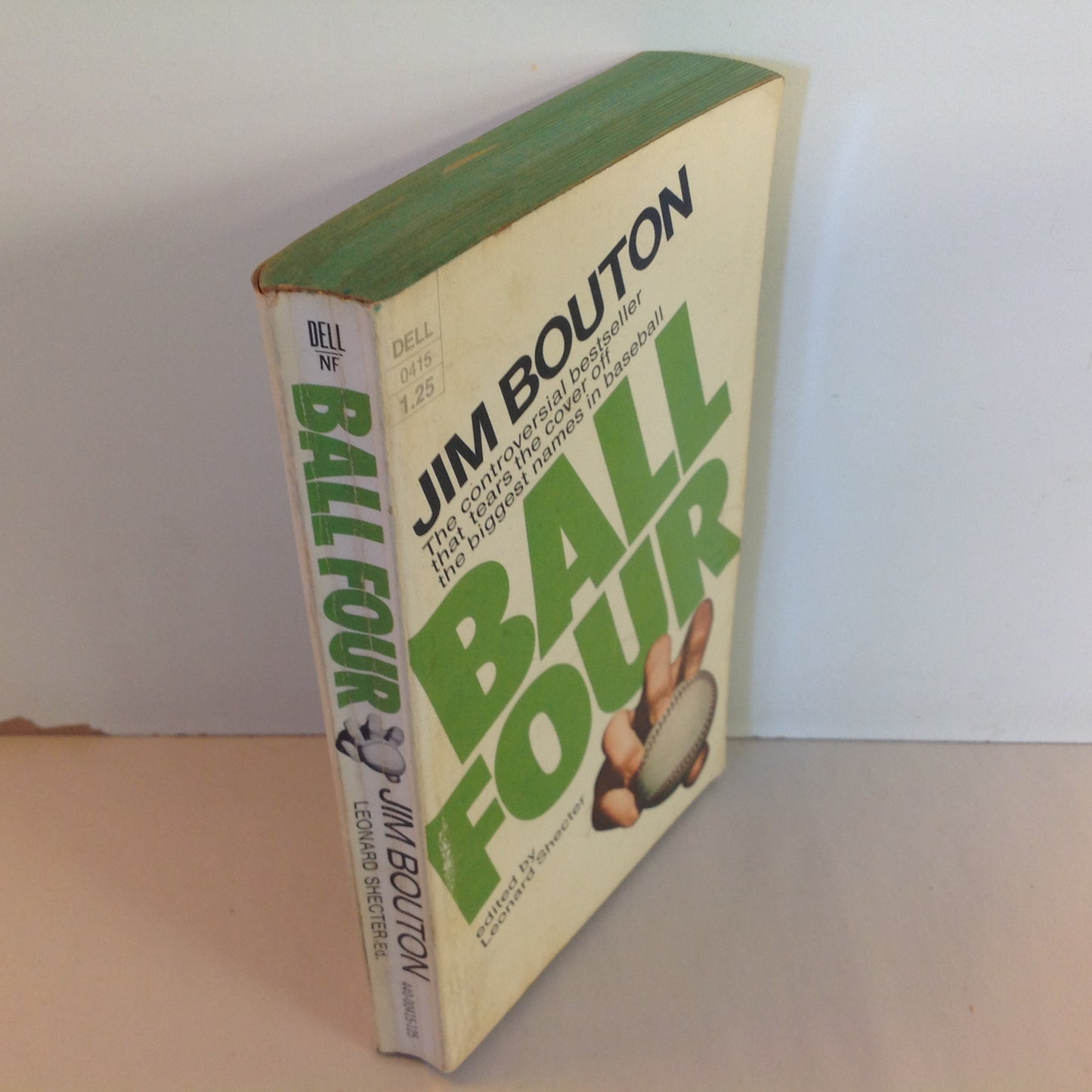 Vintage 1971 Mass Market Paperback Ball Four Jim Bouton edited by Leonard Shecter