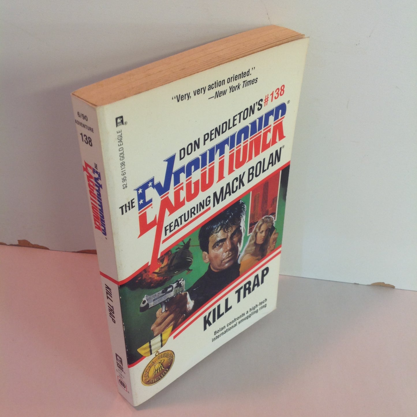 Vintage 1990 Mass Market Paperback The Executioner Featuring Mack Bolan #138: Kill Trap Don Pendleton