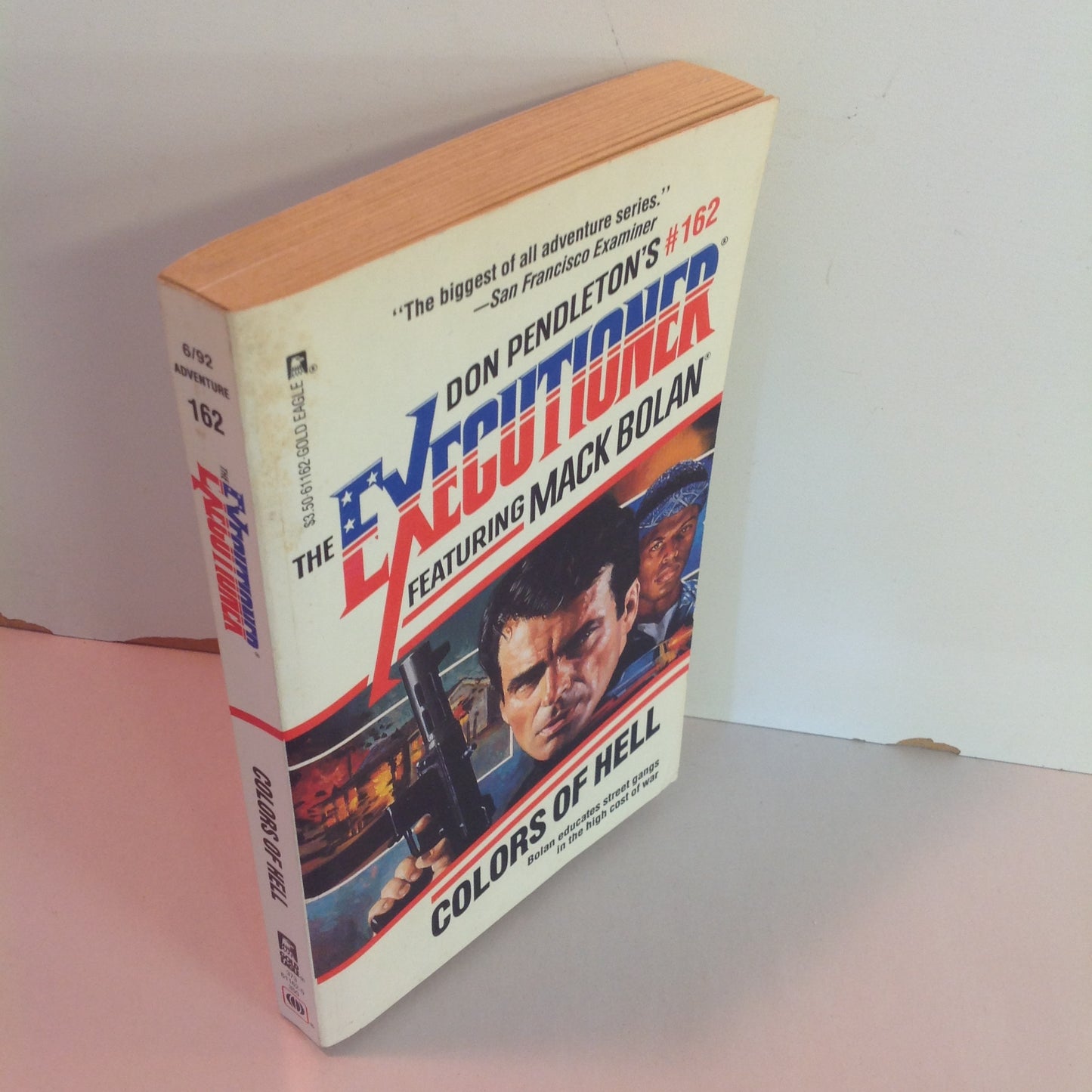 Vintage 1992 Mass Market Paperback The Executioner Featuring Mack Bolan #162: Colors of Hell Don Pendleton