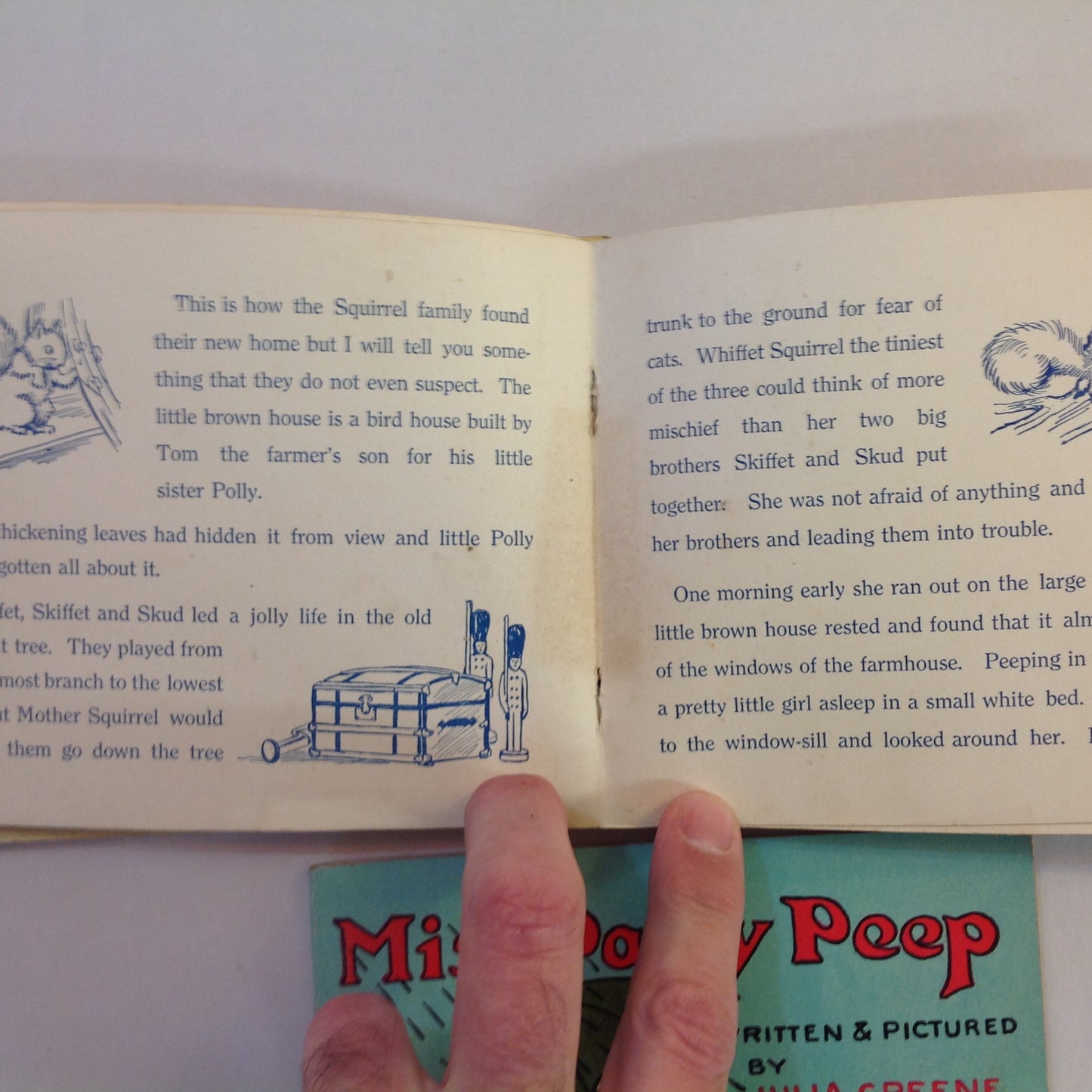Vintage 1917 Children's Paperback MAKE BELIEVE GIFT BOX Four Volume Book Set Julia Greene
