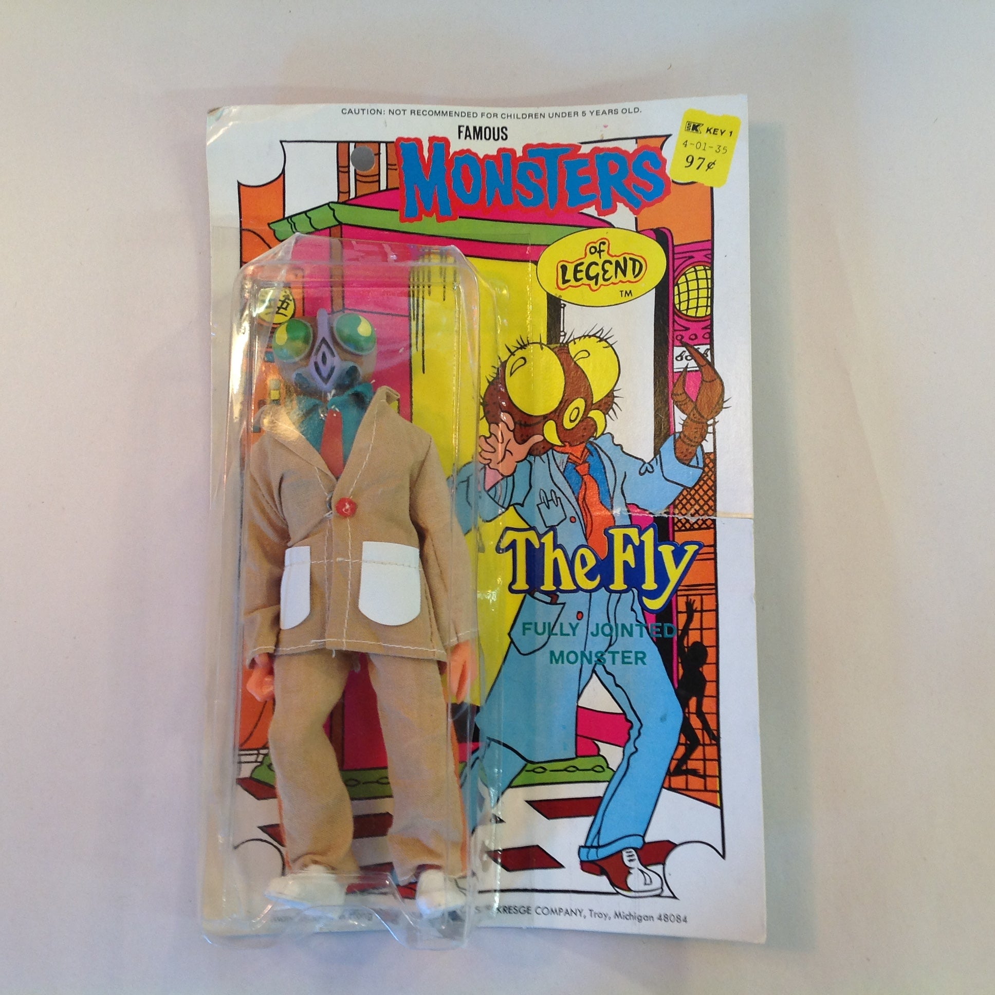 1970s monsters Vintage 1970s Famous Monsters of Legend Fly Figure Unopened MOC Kresge – Time Warp, LLC
