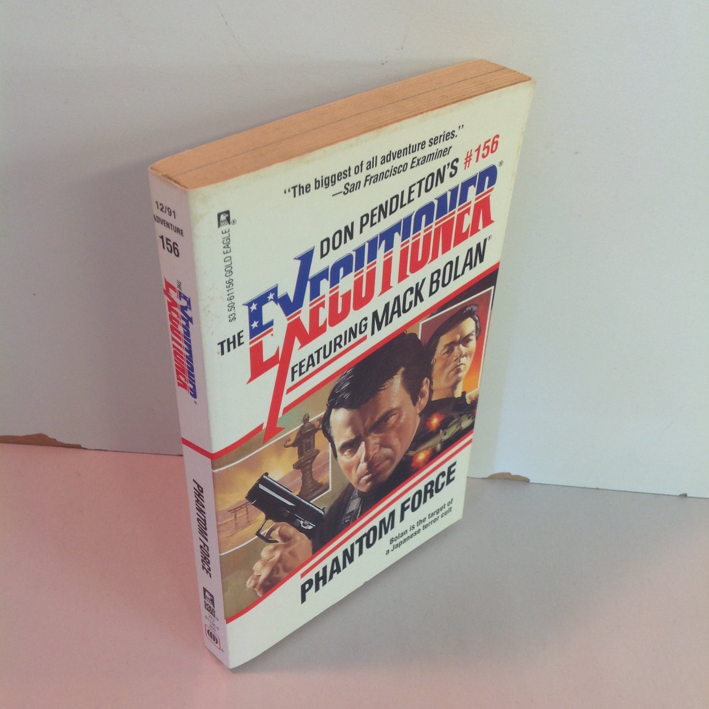 Vintage 1991 Mass Market Paperback The Executioner Featuring Mack Bolan #156 Phantom Force Don Pendleton