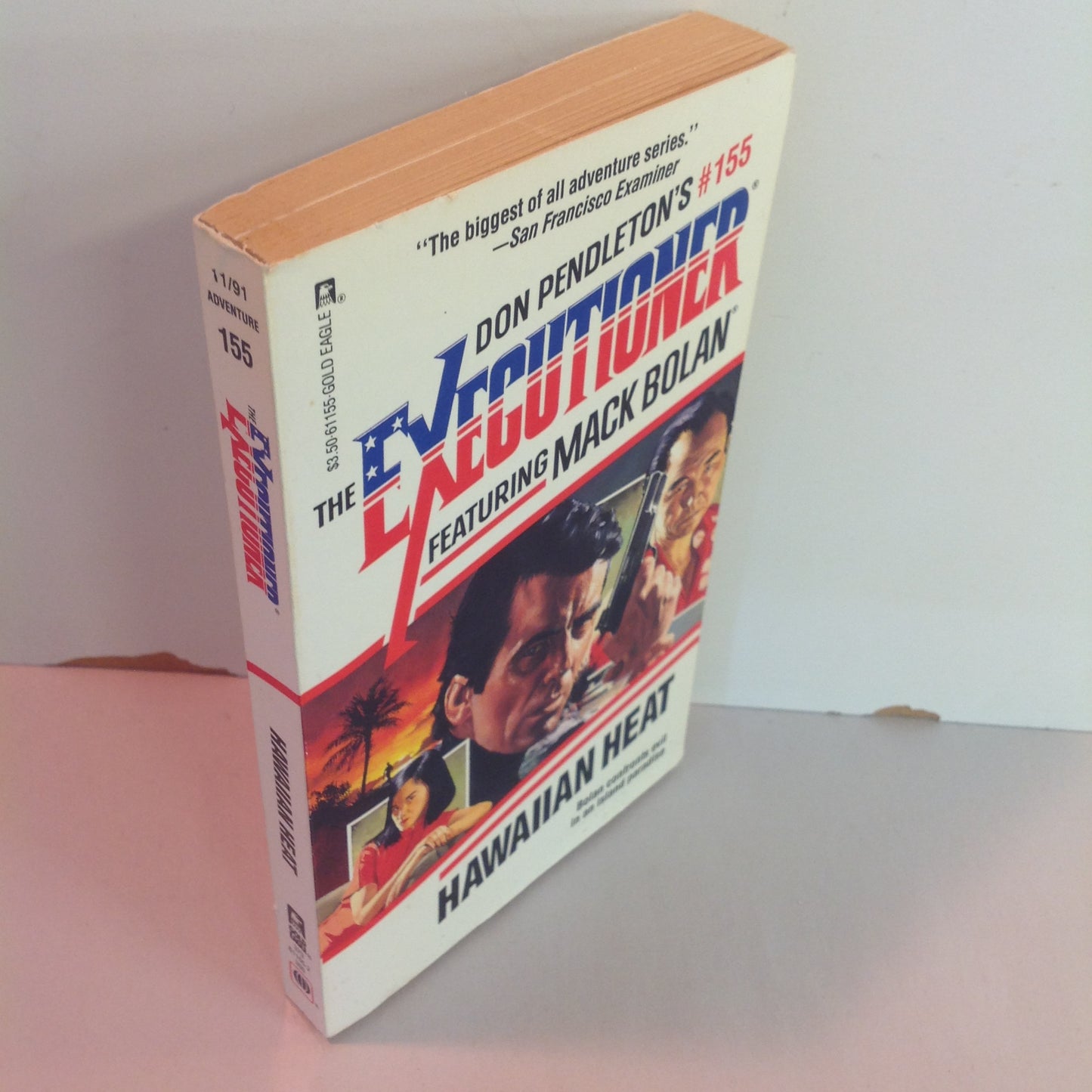 Vintage 1991 Mass Market Paperback The Executioner Featuring Mack Bolan #155 Hawaiian Heat Don Pendleton