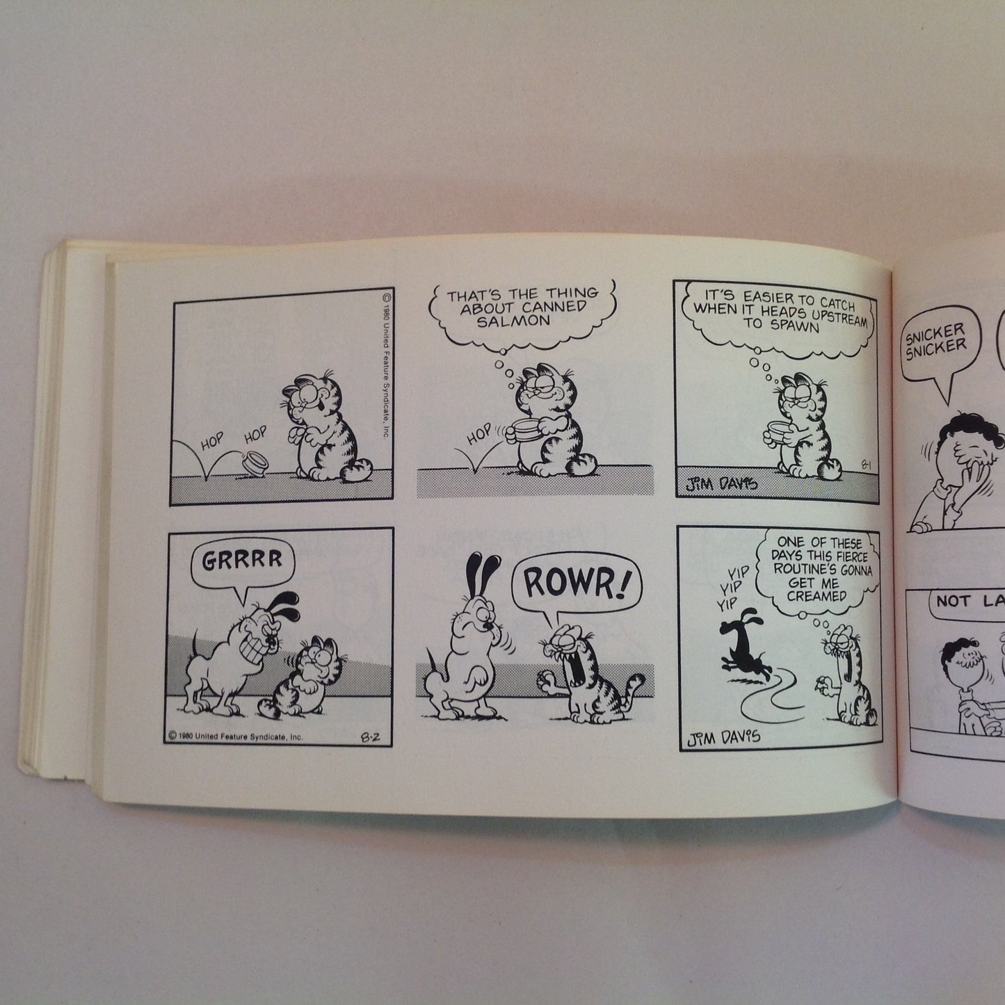 Vintage 1982 Trade Paperback Garfield Weighs In Jim Davis First Edition