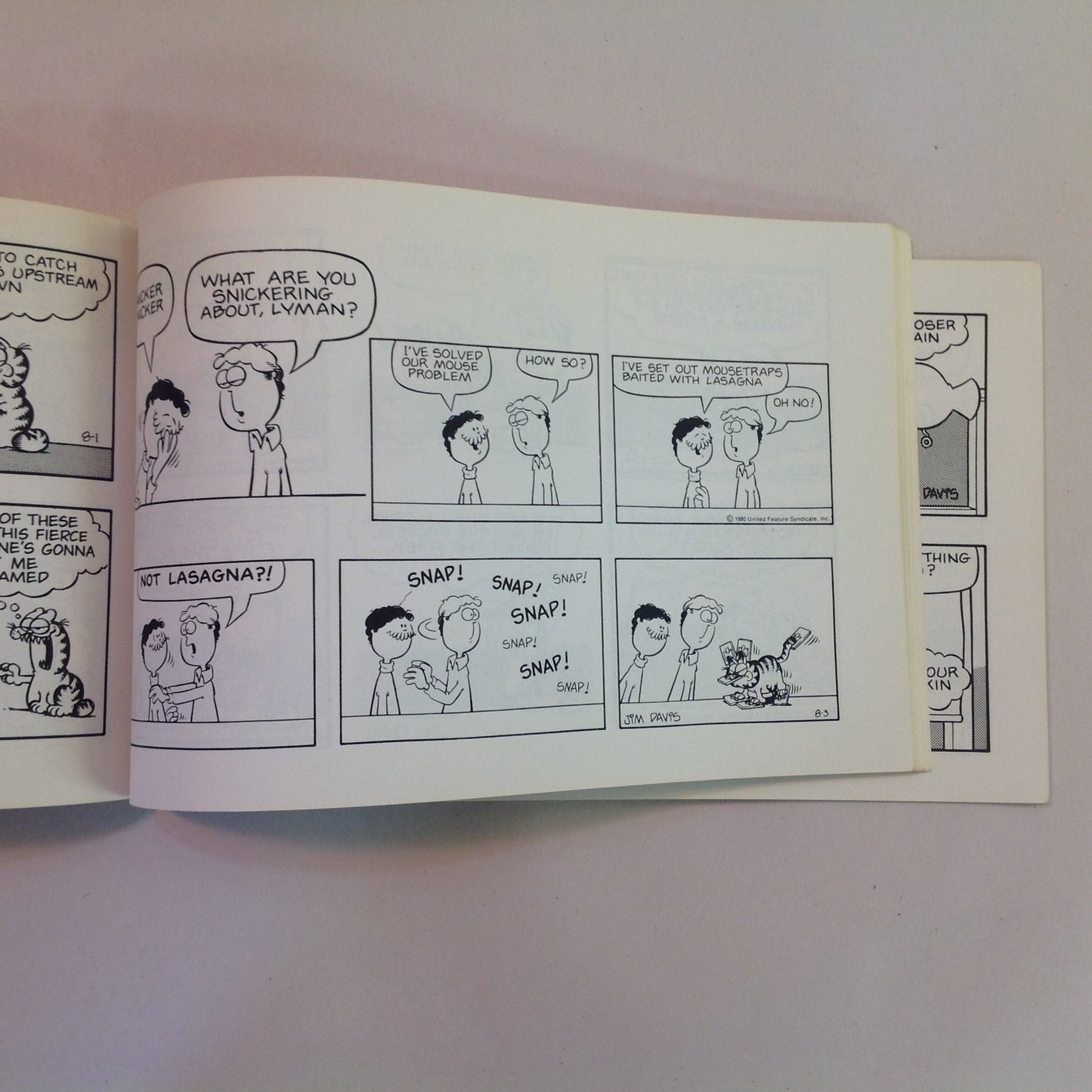 Vintage 1982 Trade Paperback Garfield Weighs In Jim Davis First Edition