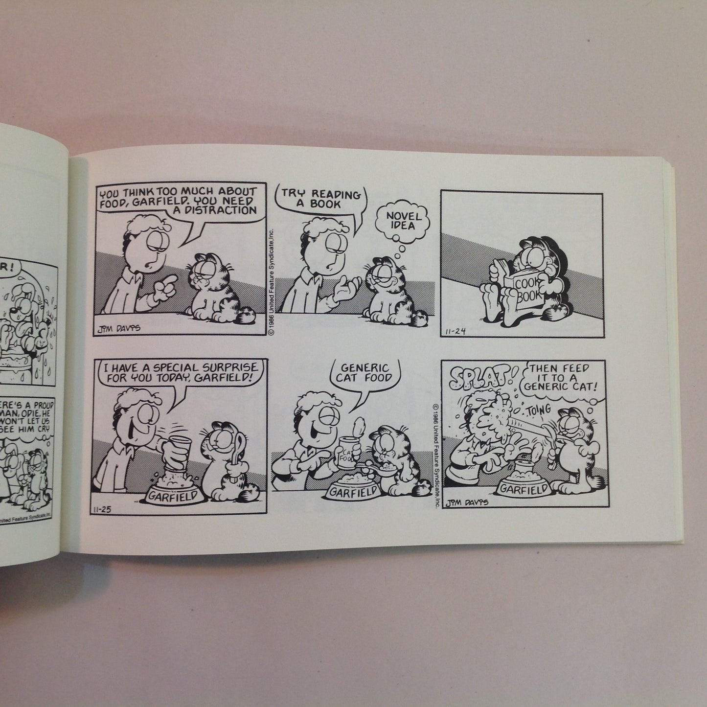 Vintage 1988 Trade Paperback Garfield World-Wide: His 15th Book Jim Davis First Edition