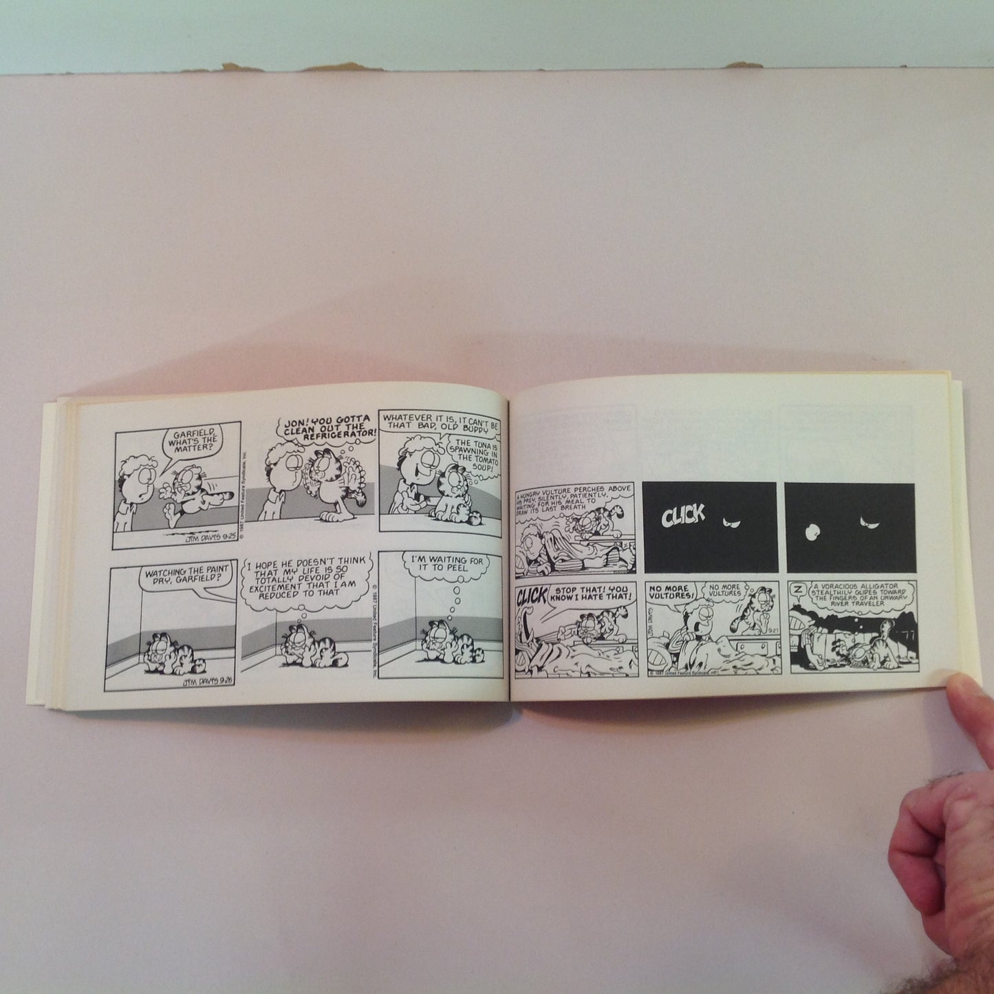 Vintage 1988 Trade Paperback Garfield Rounds Out: His 16th Book Jim Davis First Edition