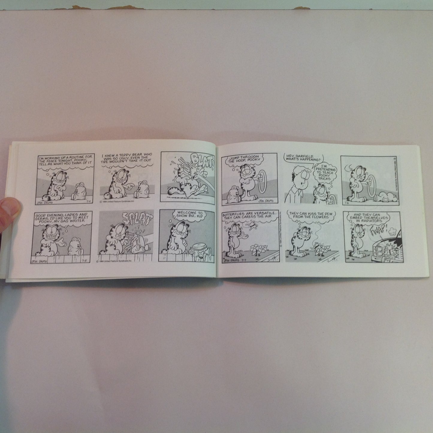 Vintage 1985 Trade Paperback Garfield Rolls On: His Eleventh Book Jim Davis First Edition