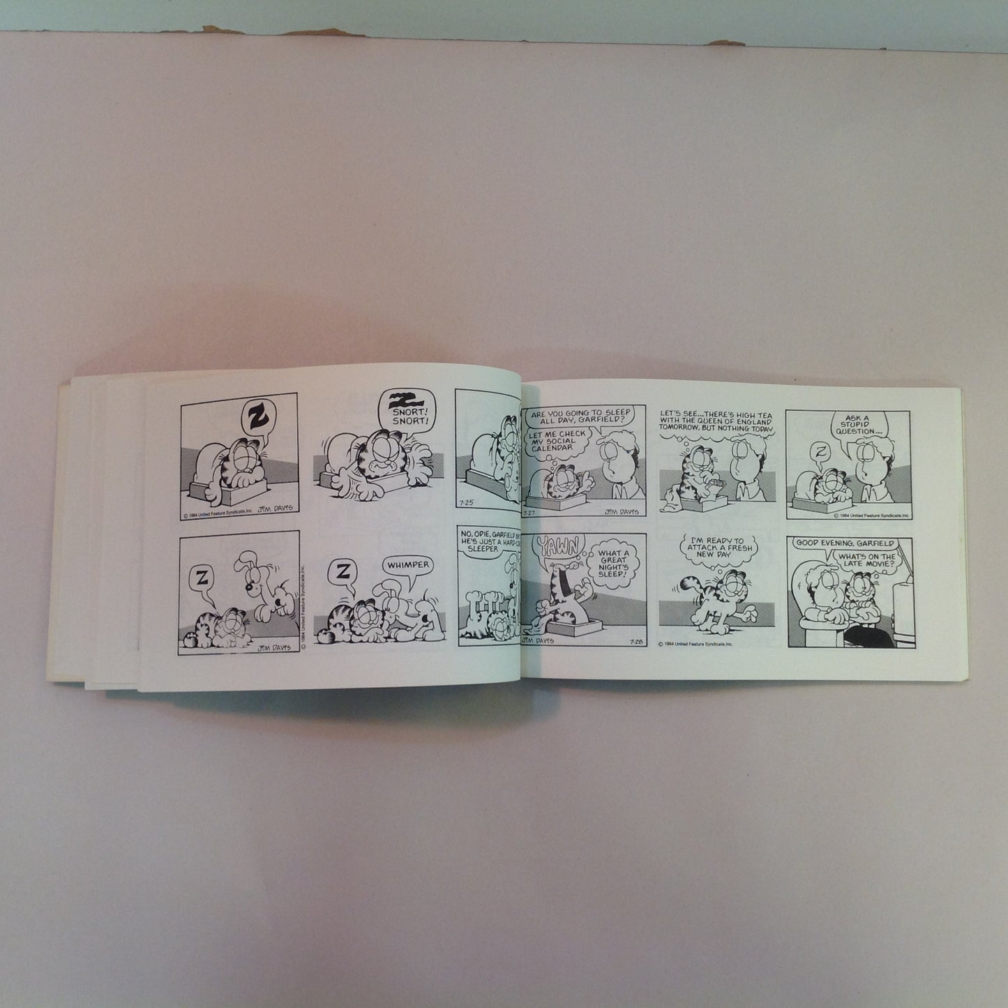 Vintage 1985 Trade Paperback Garfield Rolls On: His Eleventh Book Jim Davis First Edition