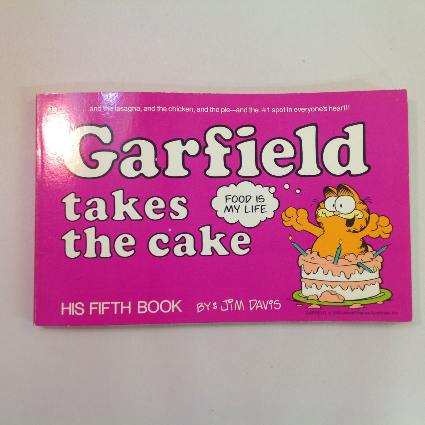 Vintage 1982 Trade Paperback Garfield Takes the Cake: His Fifth Book Jim Davis First Edition