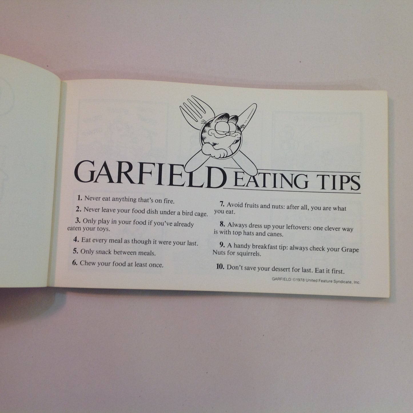 Vintage 1982 Trade Paperback Garfield Takes the Cake: His Fifth Book Jim Davis First Edition