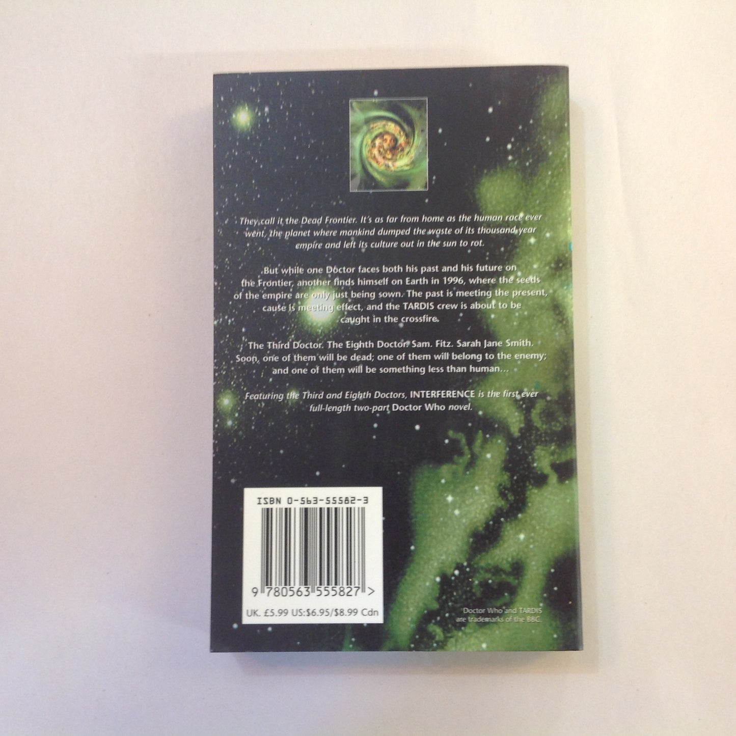 Vintage 1999 Mass Market Paperback Doctor Who: Interference Book Two: The Hour of the Geek Lawrence Miles First Edition