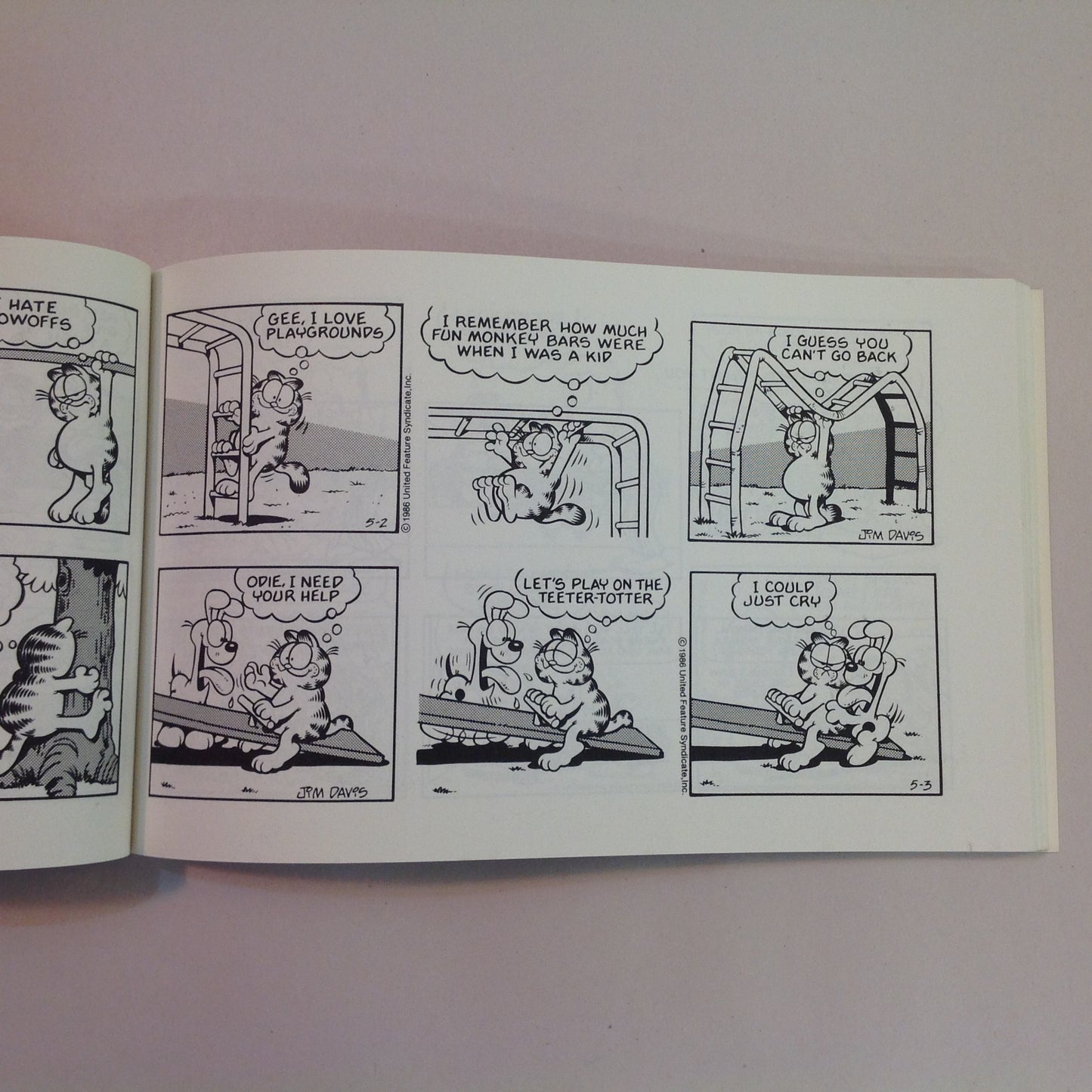 Vintage 1987 Trade Paperback Garfield Swallows His Pride: His 14th Book Jim Davis First Edition