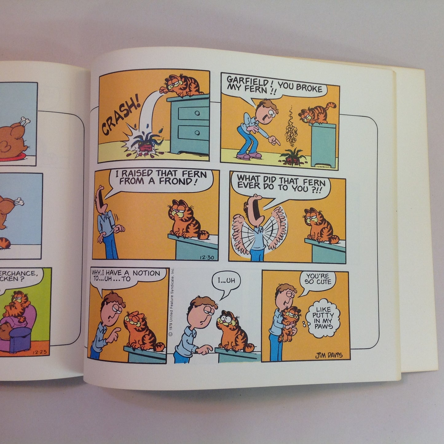Vintage 1982 Trade Paperback Garfield Treasury First Edition Sunday Best