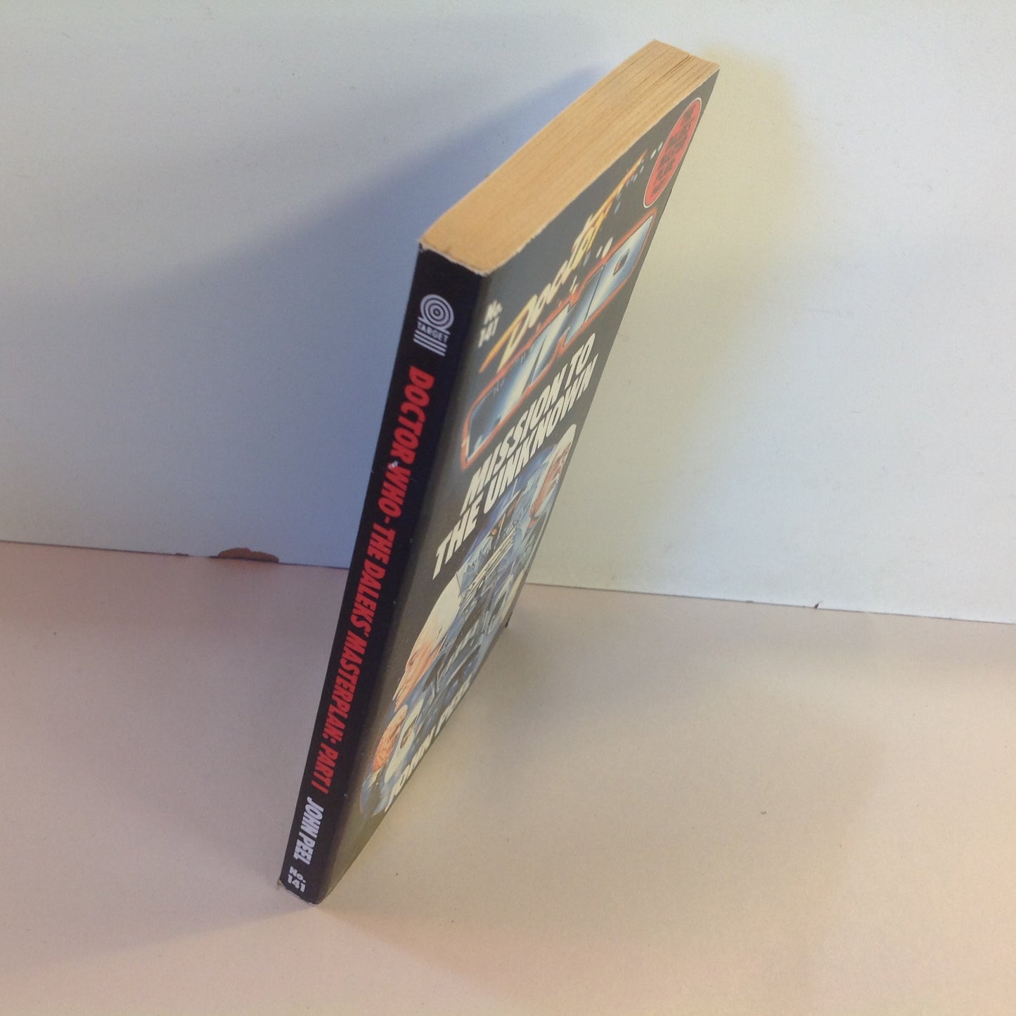 Vintage 1989 Mass Market Paperback Doctor Who: The Daleks' Master Plan: Part I: Mission to the Unknown John Peel