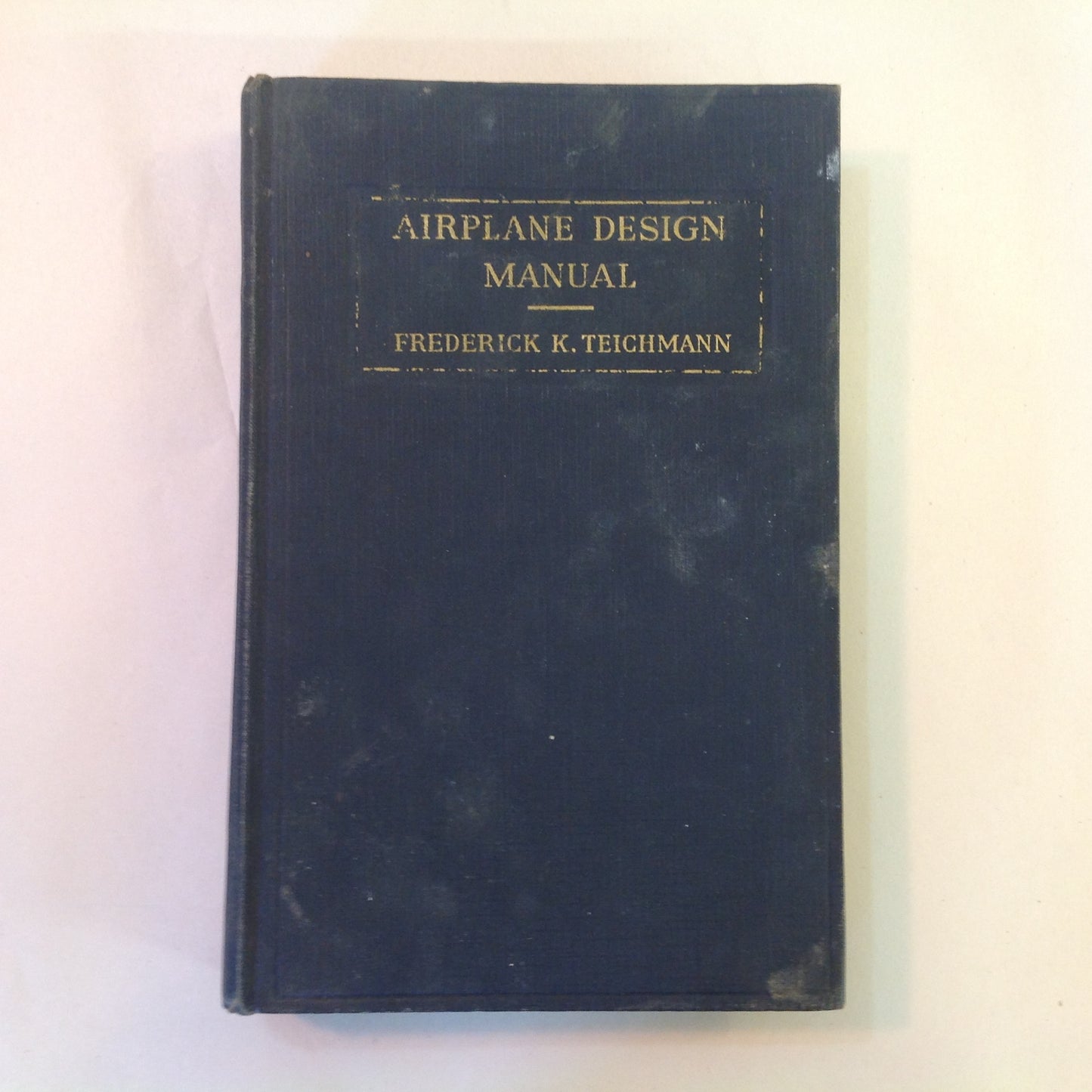 Vintage 1942 Hardcover Airplane Design Manual Frederick K. Teichmann