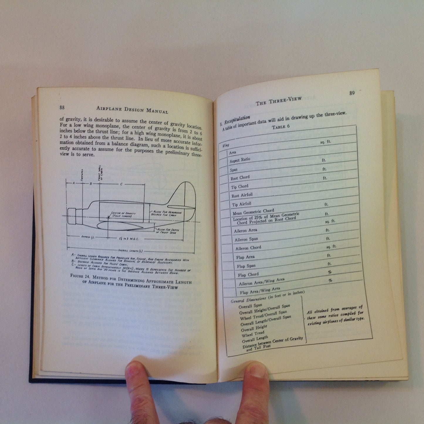 Vintage 1942 Hardcover Airplane Design Manual Frederick K. Teichmann