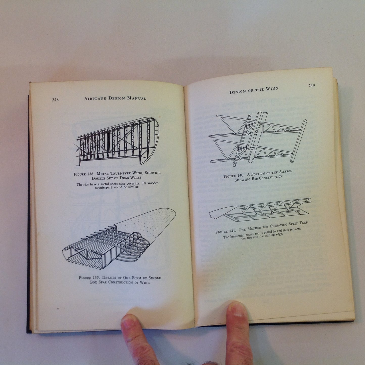 Vintage 1942 Hardcover Airplane Design Manual Frederick K. Teichmann