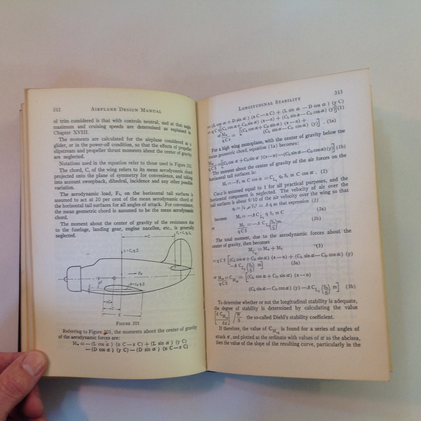 Vintage 1942 Hardcover Airplane Design Manual Frederick K. Teichmann