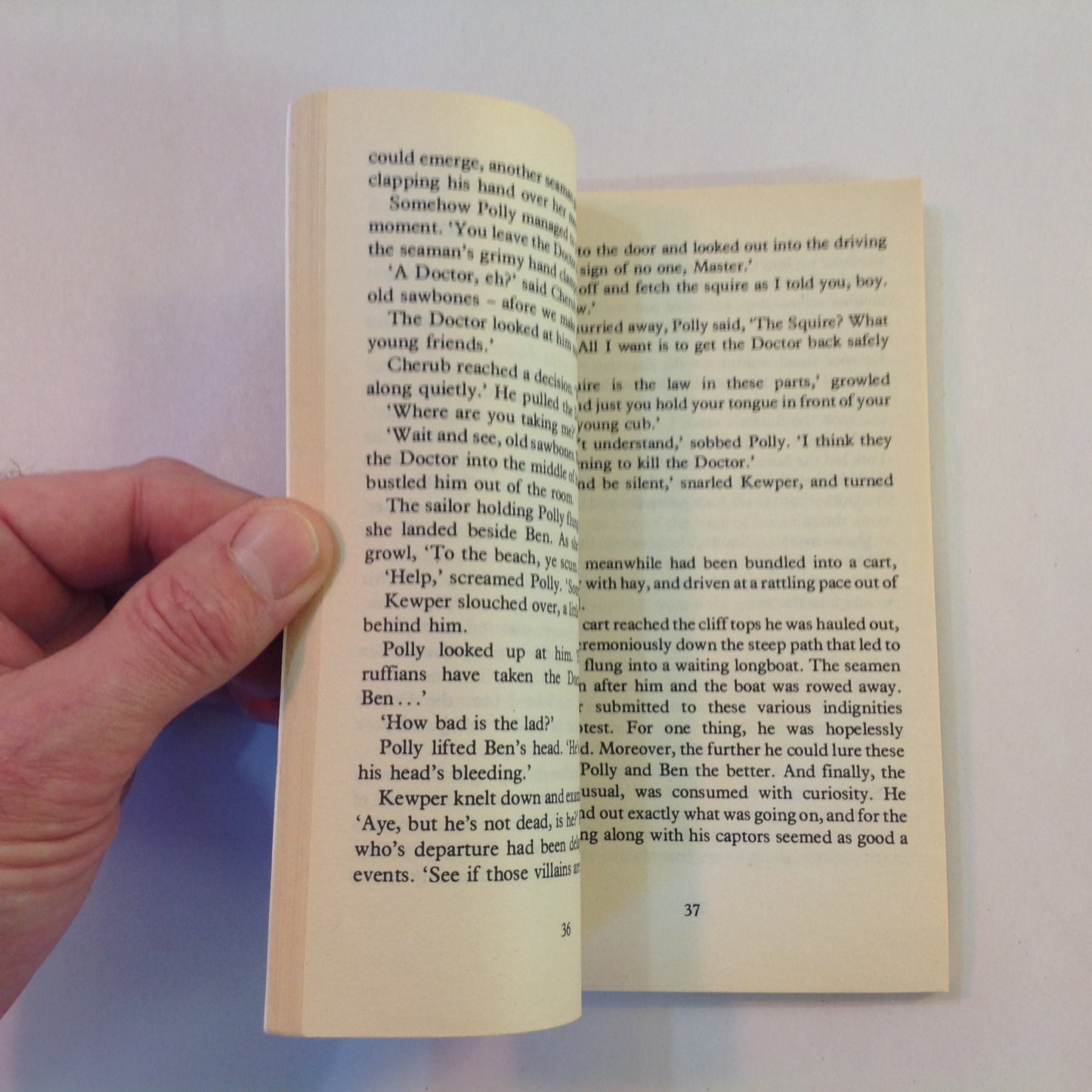 Vintage 1988 Mass Market Paperback Doctor Who: The Smugglers Terrance Dicks First