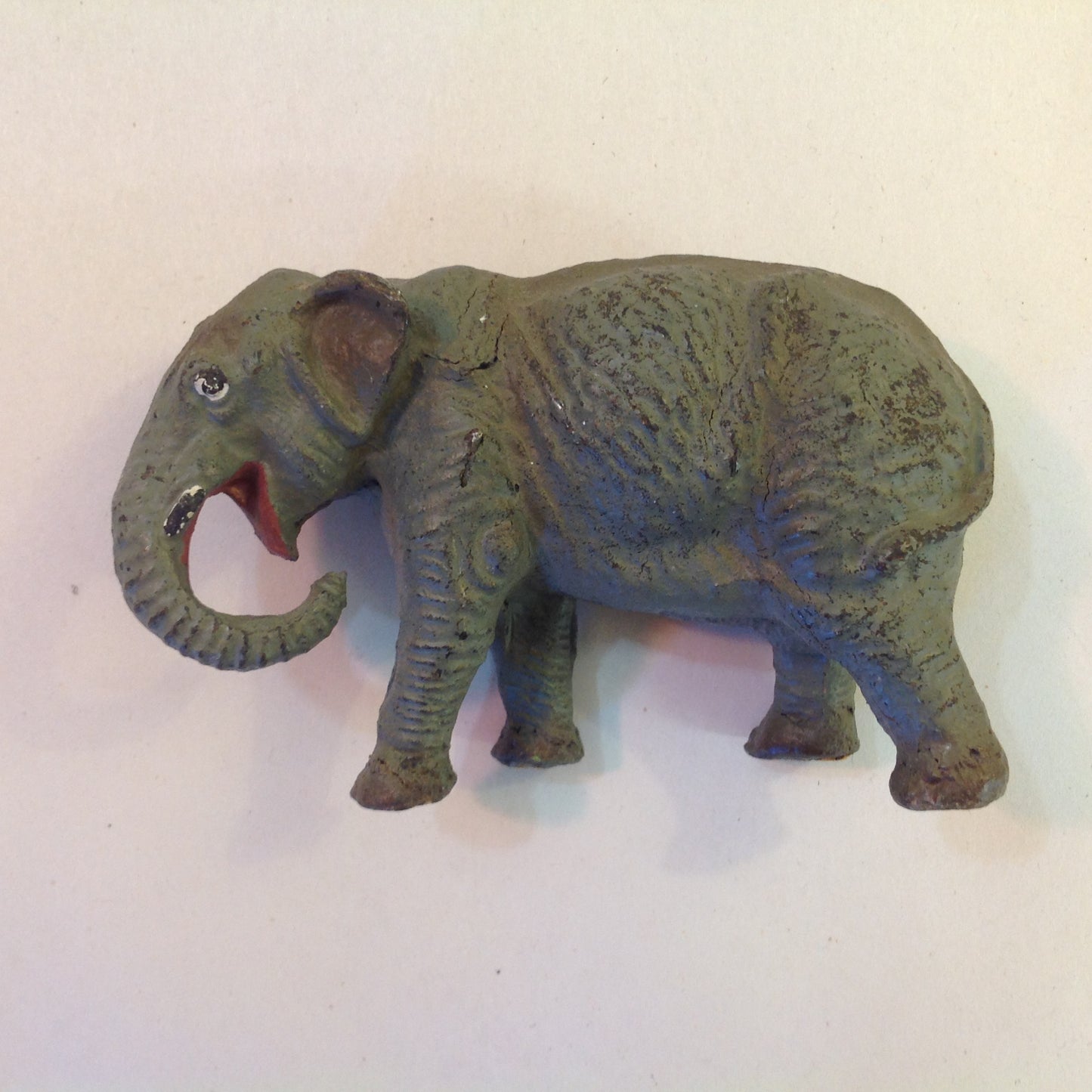 Vintage 1910's-20's Composite Circus Animal Figure Elephant Calf