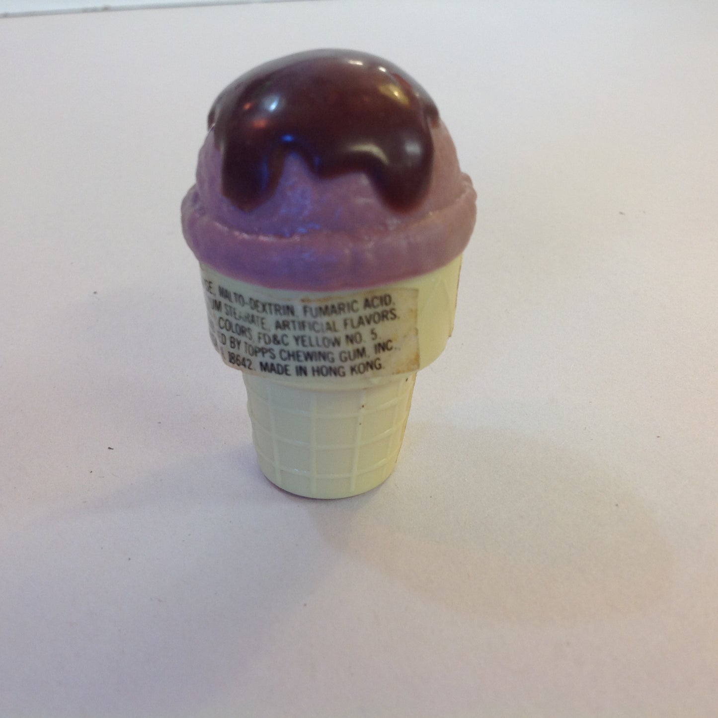 Vintage 1982 Unopened Topps Ice Cream Cone Candy Container