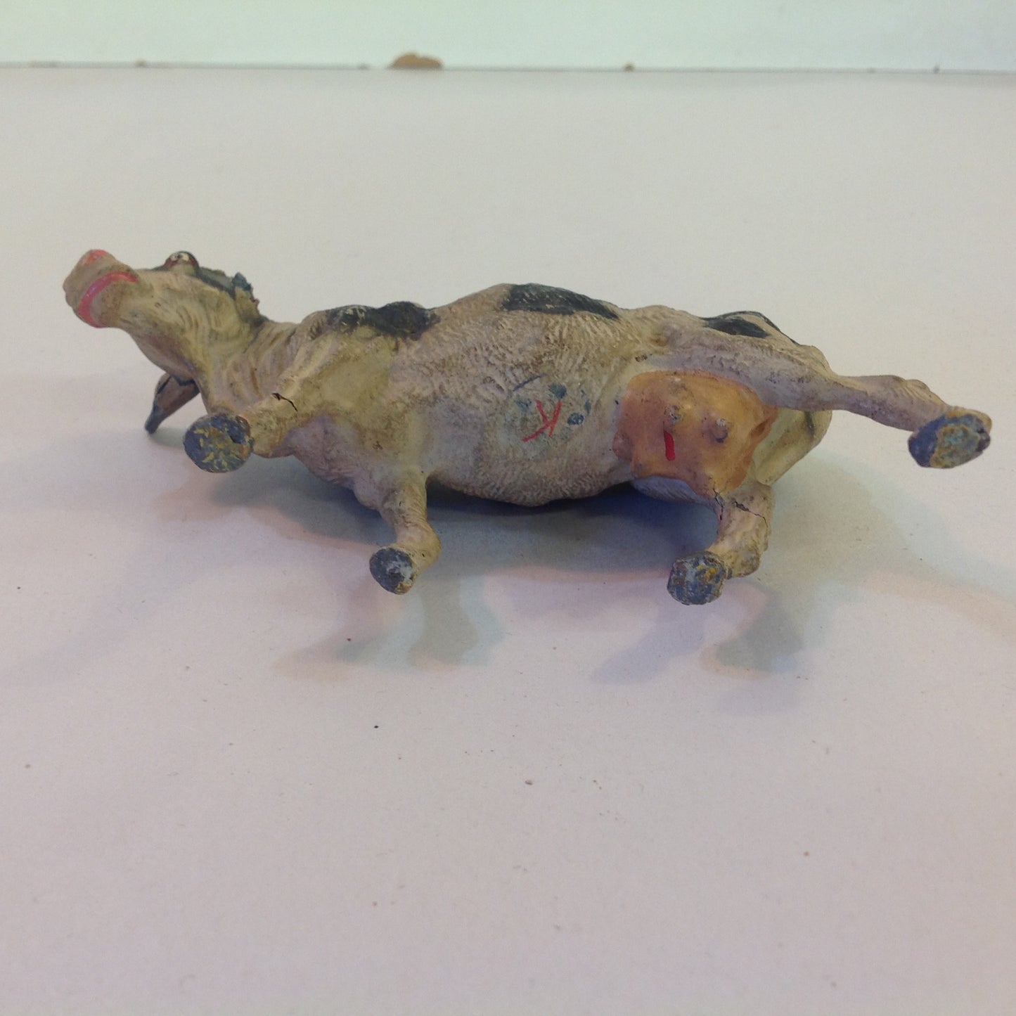 Vintage 1910's-20's Composite Circus Animal Figure Holstein Cow