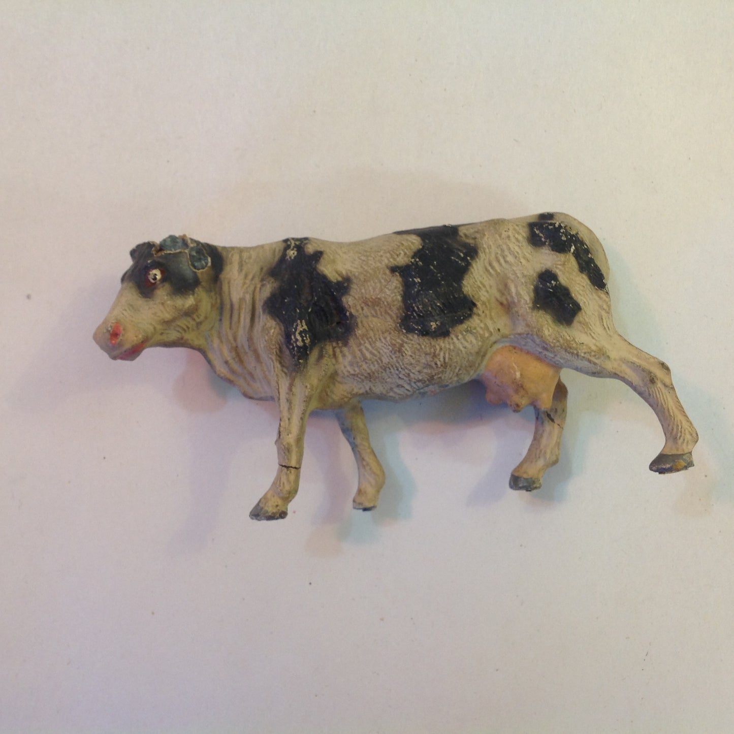 Vintage 1910's-20's Composite Circus Animal Figure Holstein Cow