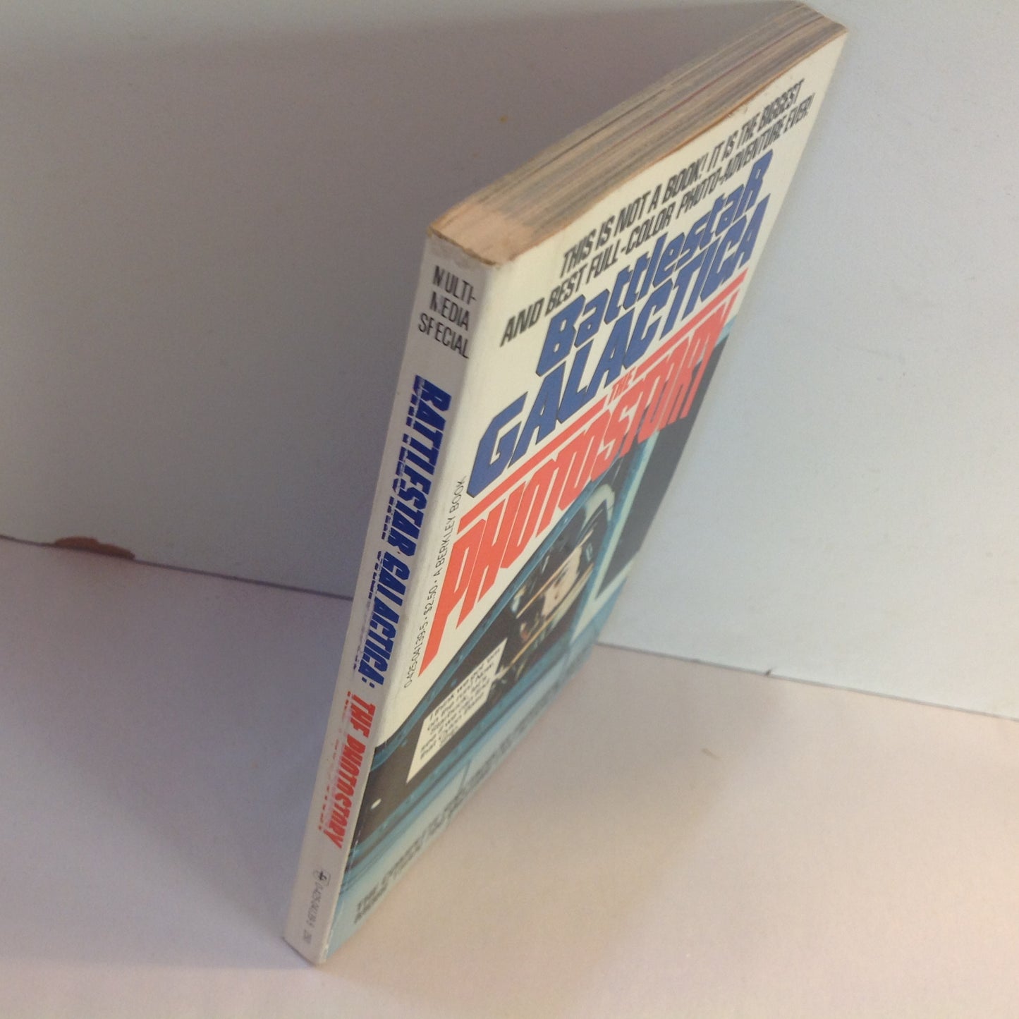 Vintage 1979 Mass Market Paperback Battlestar Galactica: The Photostory Full-Color Photo Adventure Berkley Books First Edition