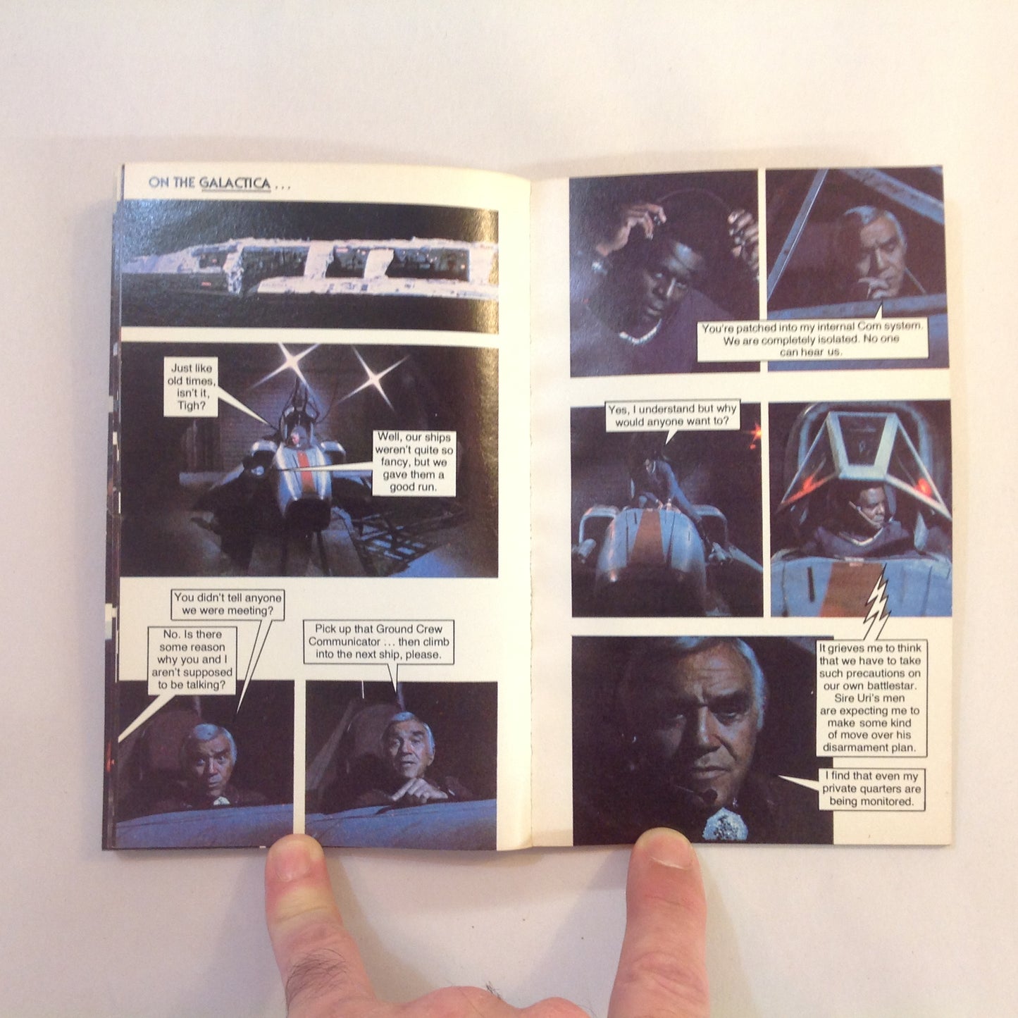 Vintage 1979 Mass Market Paperback Battlestar Galactica: The Photostory Full-Color Photo Adventure Berkley Books First Edition