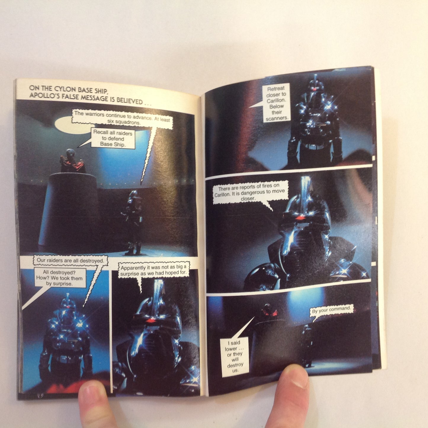 Vintage 1979 Mass Market Paperback Battlestar Galactica: The Photostory Full-Color Photo Adventure Berkley Books First Edition