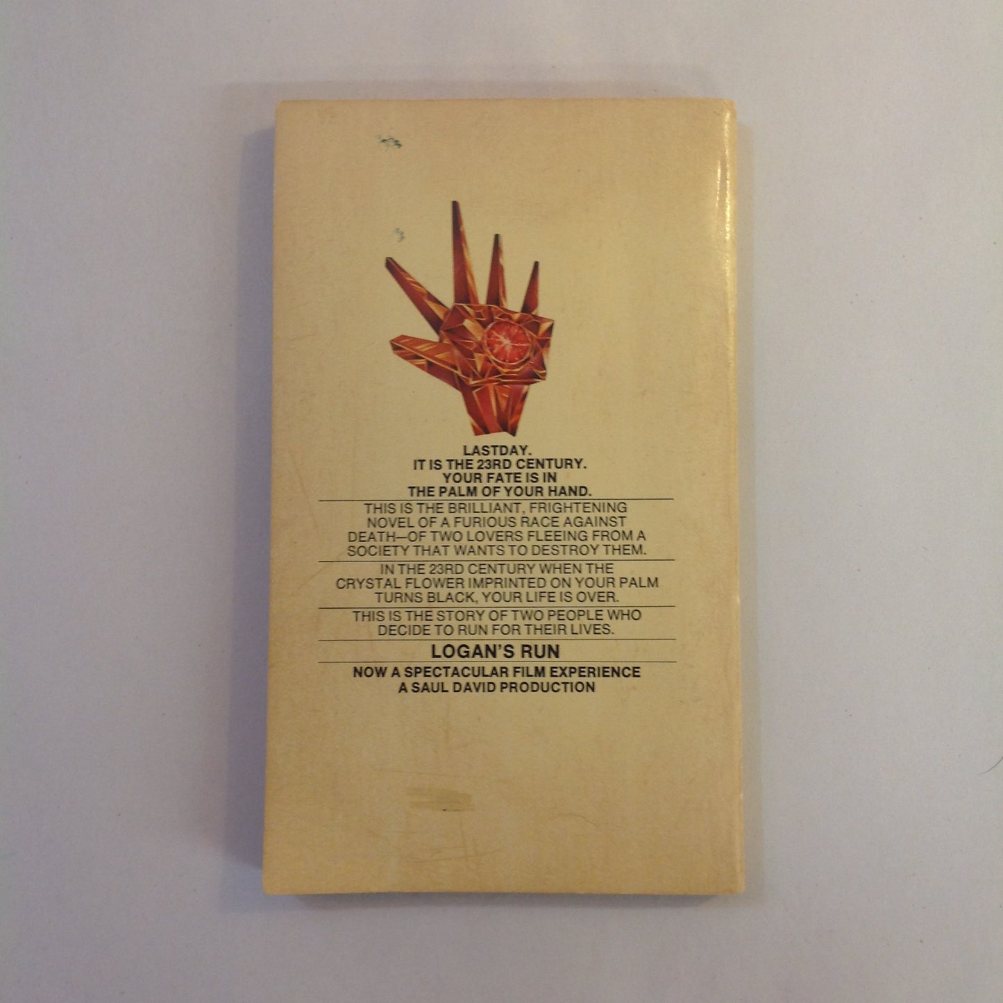 Vintage 1976 Mass Market Paperback Logan's Run William F. Nolan and George Clayton-Johnson MTI
