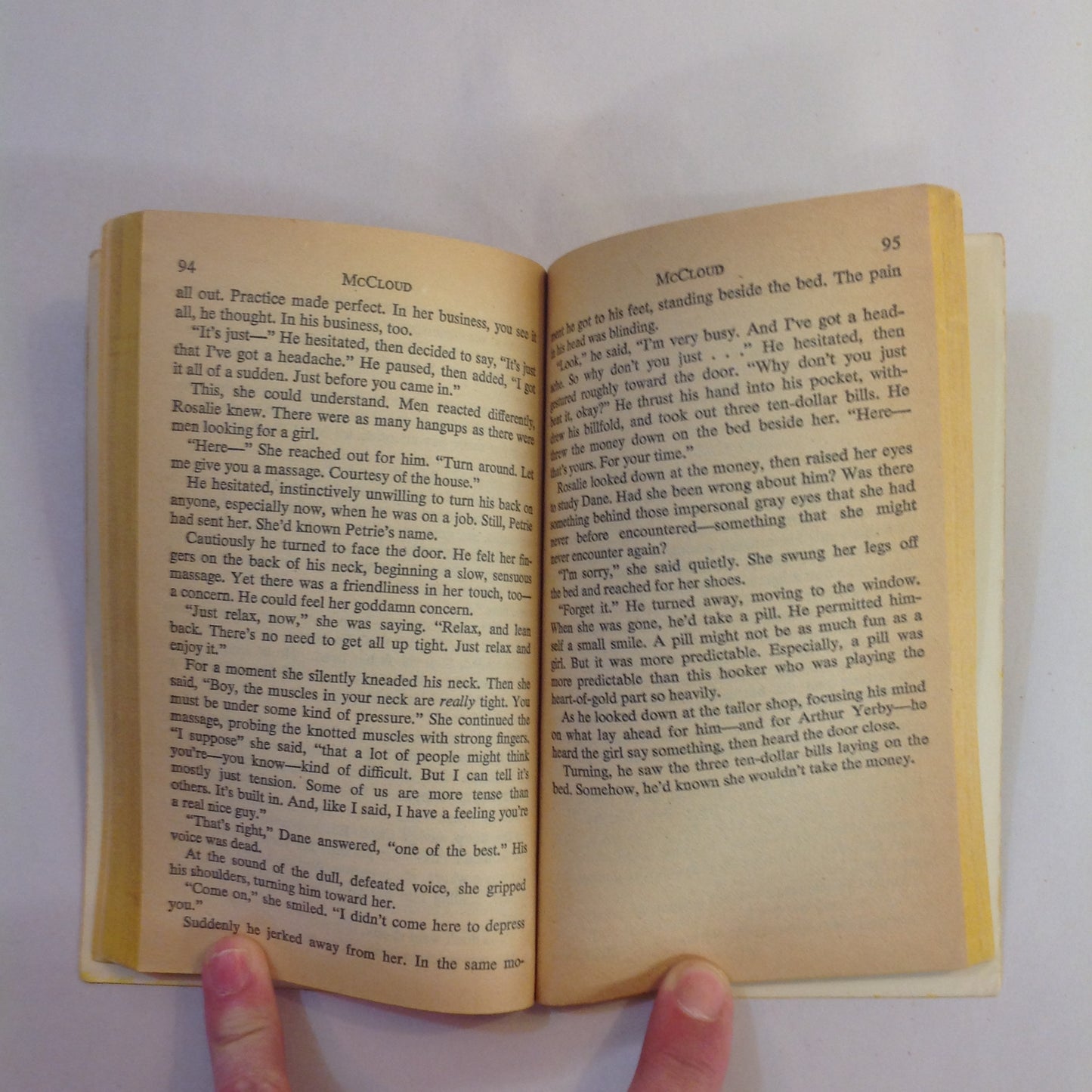 Vintage 1973 Mass Market Paperback McCloud Collin Wilcox First Award Books