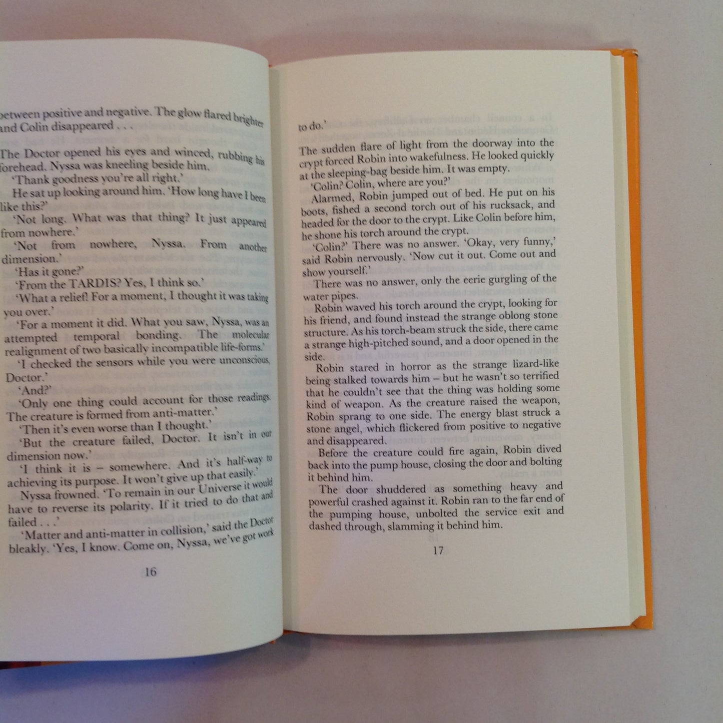Vintage 1983 Hardcover Doctor Who: Arc of Infinity Terrance Dicks