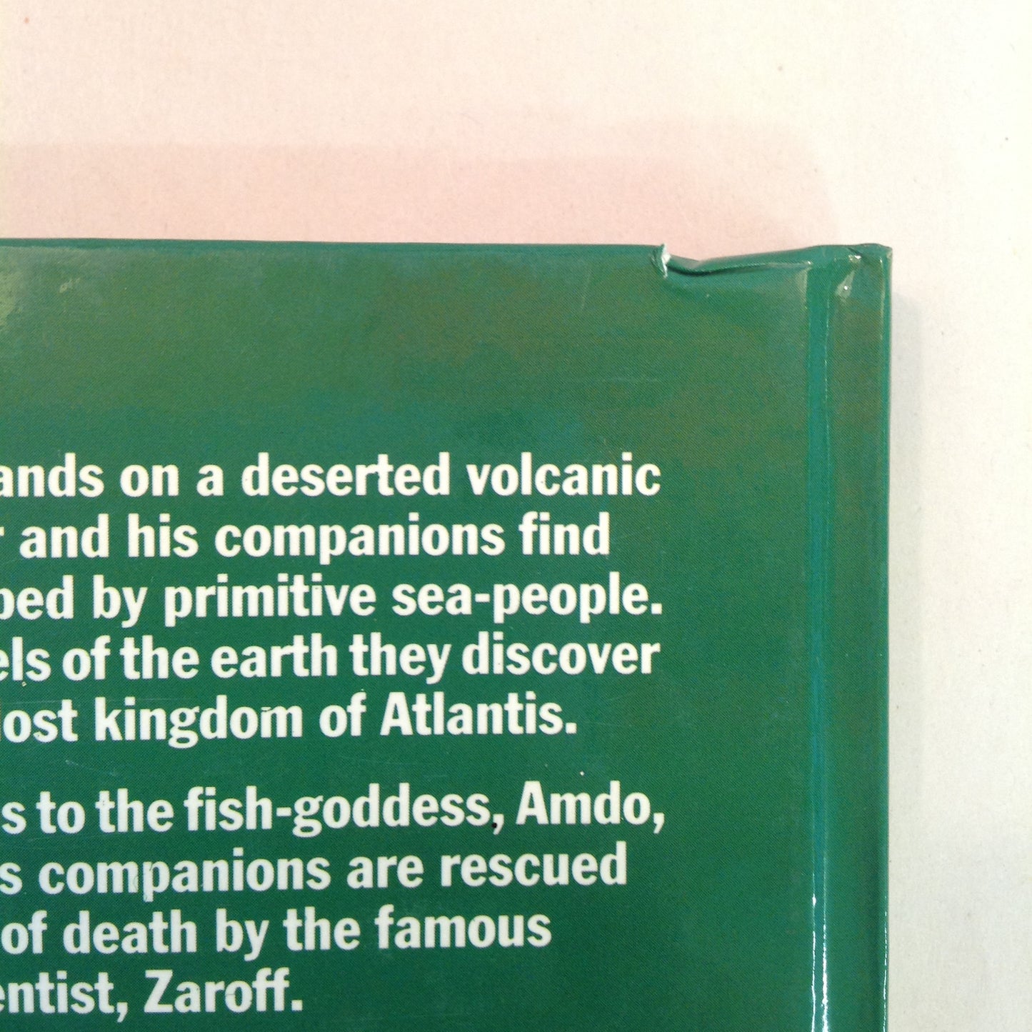 Vintage 1988 Hardcover Doctor Who: The Underwater Menace