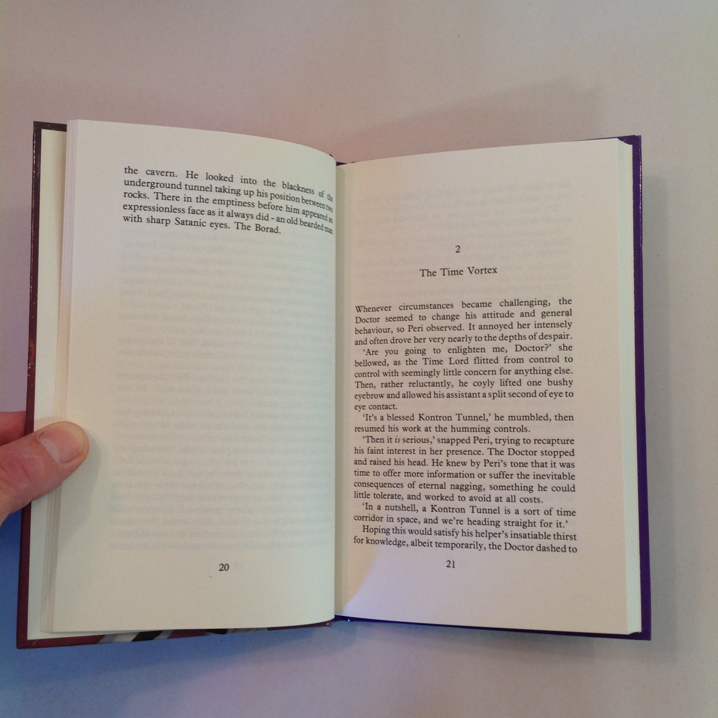 Vintage 1985 Hardcover Doctor Who: Timelash