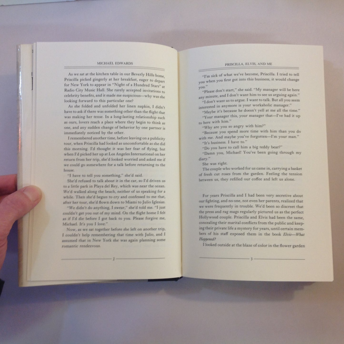 Vintage 1988 HCDJ Priscilla, Elvis and Me: In the Shadow of the King Michael Edwards First Edition