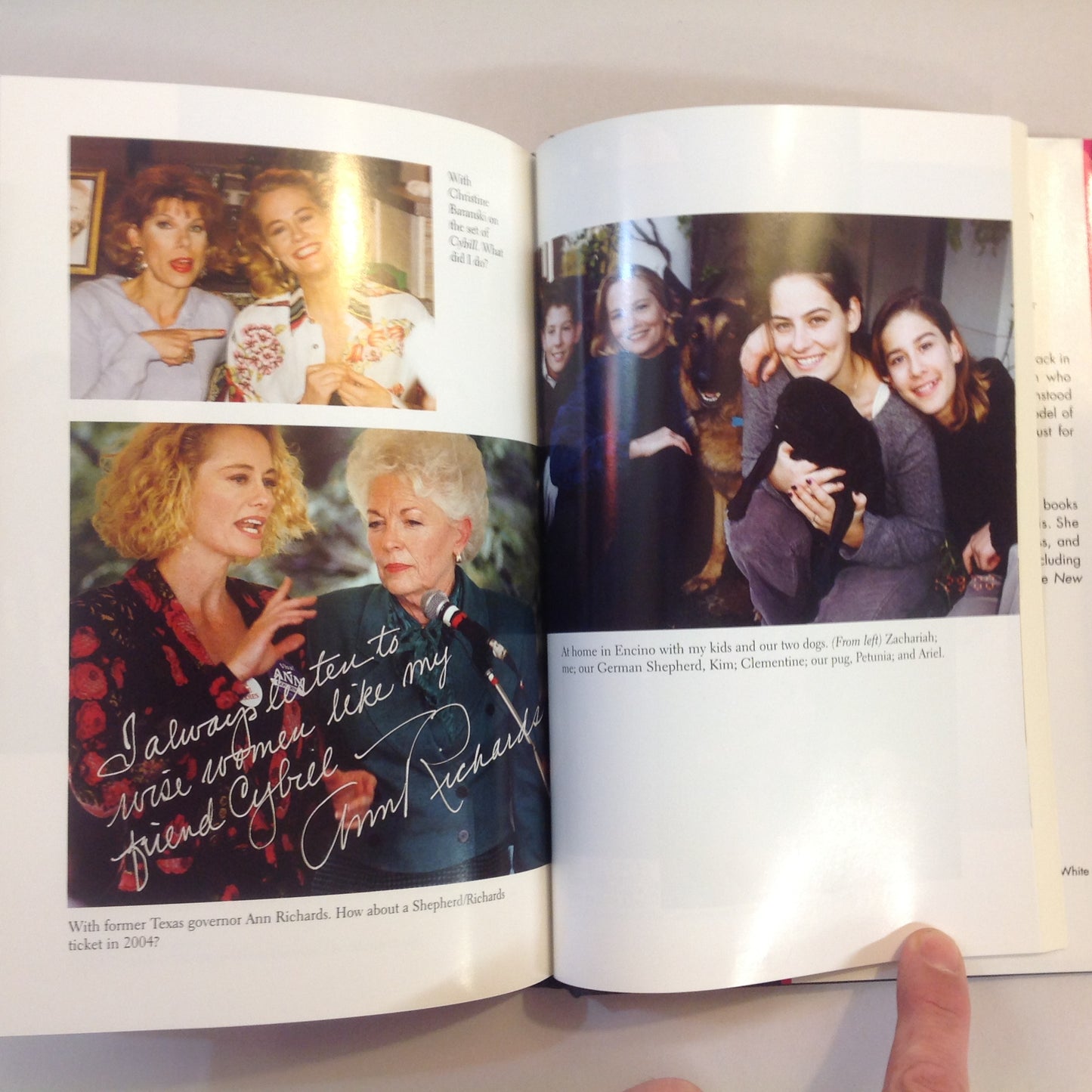 Vintage 2000 HCDJ Cybill Disobedience Cybill Shepherd First Edition
