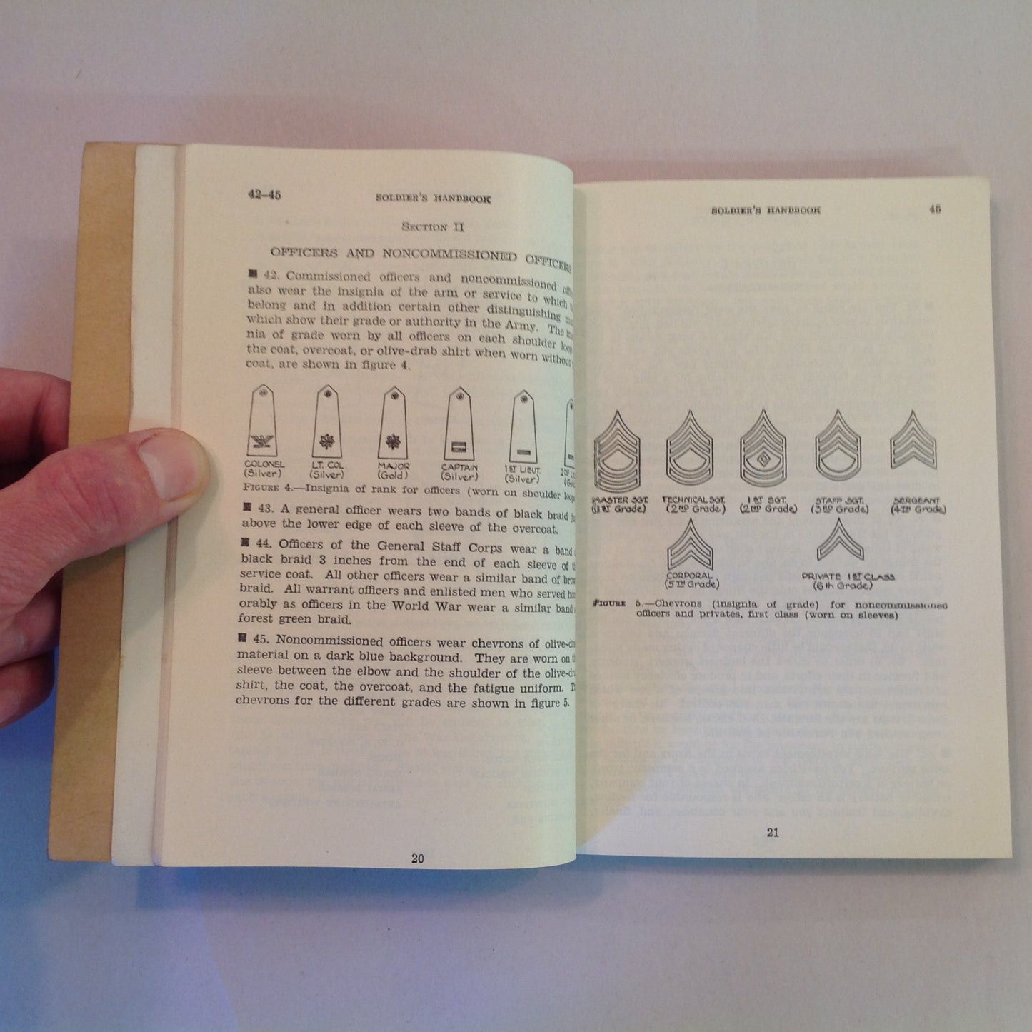 Vintage 1941 US War Department Basic Field Manual Soldier's Handbook FM 21-100