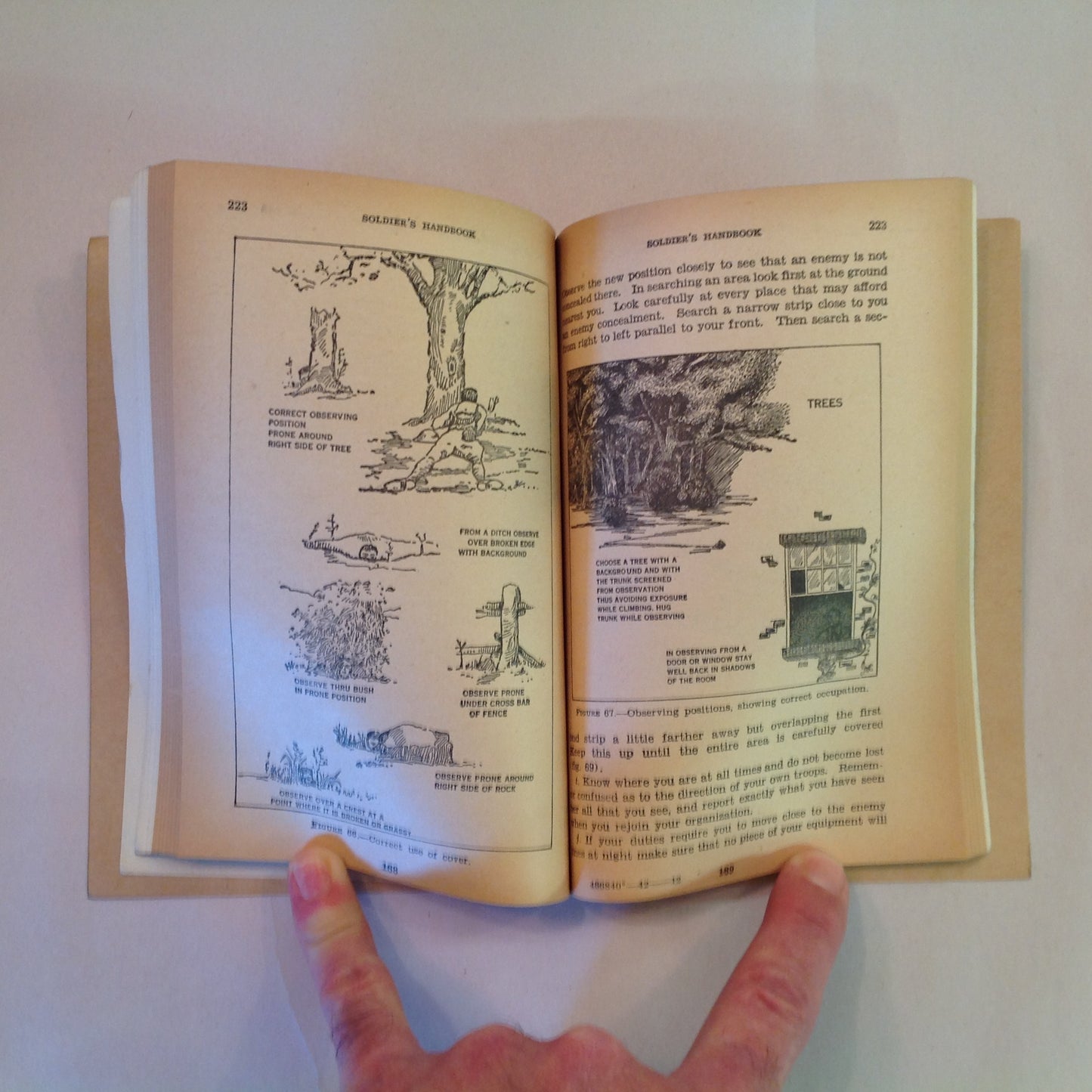 Vintage 1941 US War Department Basic Field Manual Soldier's Handbook FM 21-100